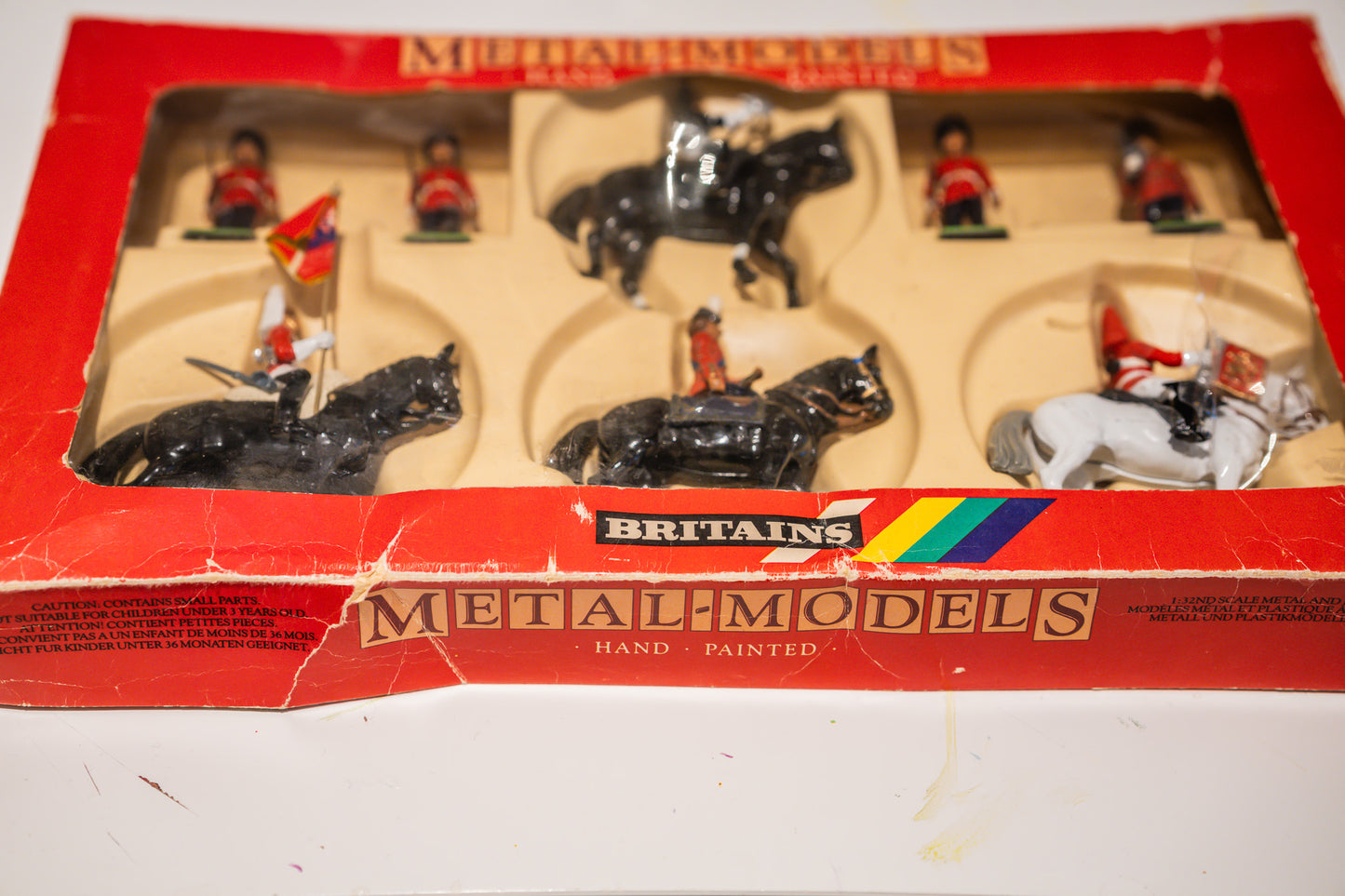 Britains Metal Models Hand Painted Boxed Set of 8 Figures, 1986