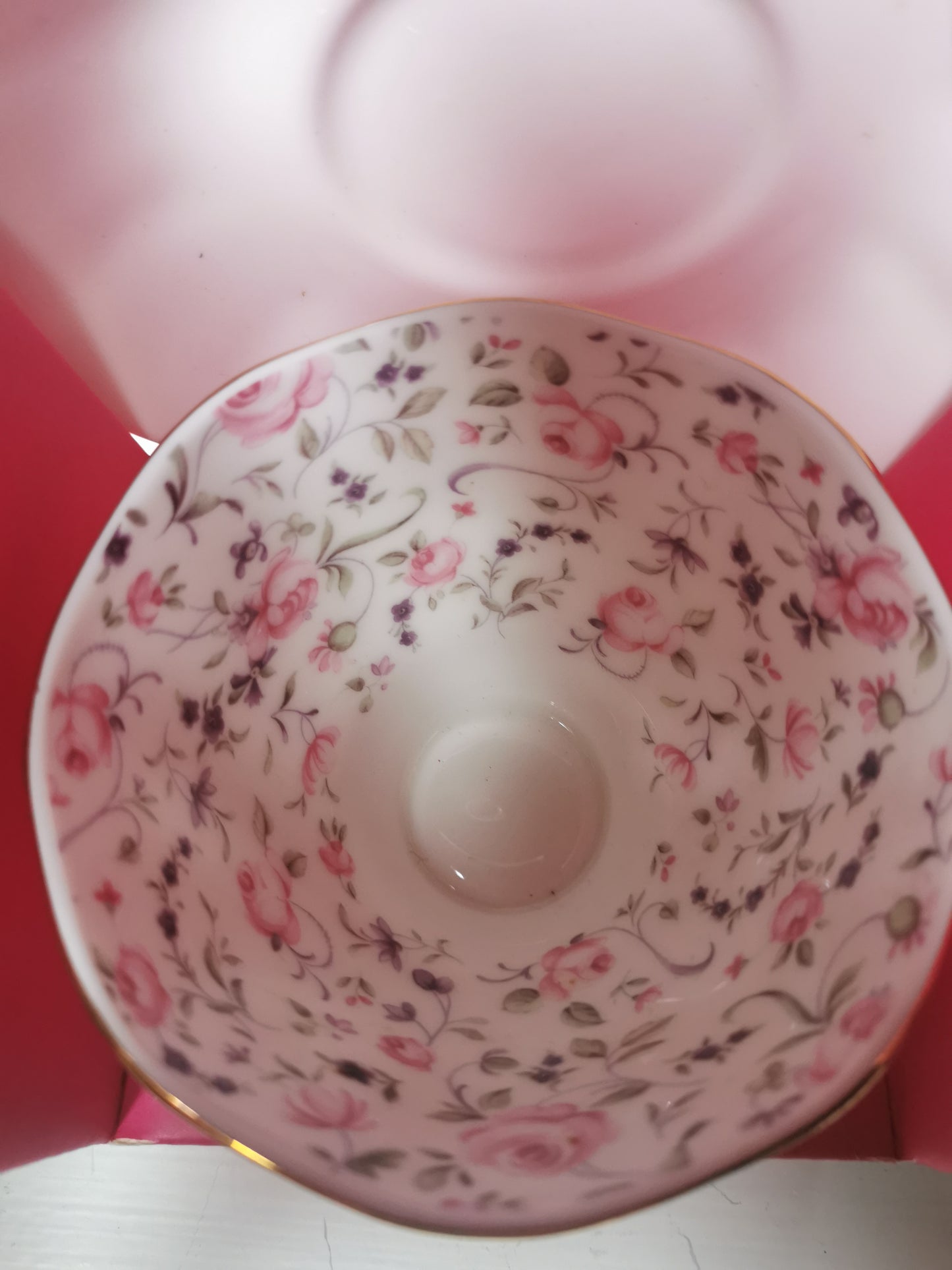 Royal Albert Pink Confetti Cup and saucer set