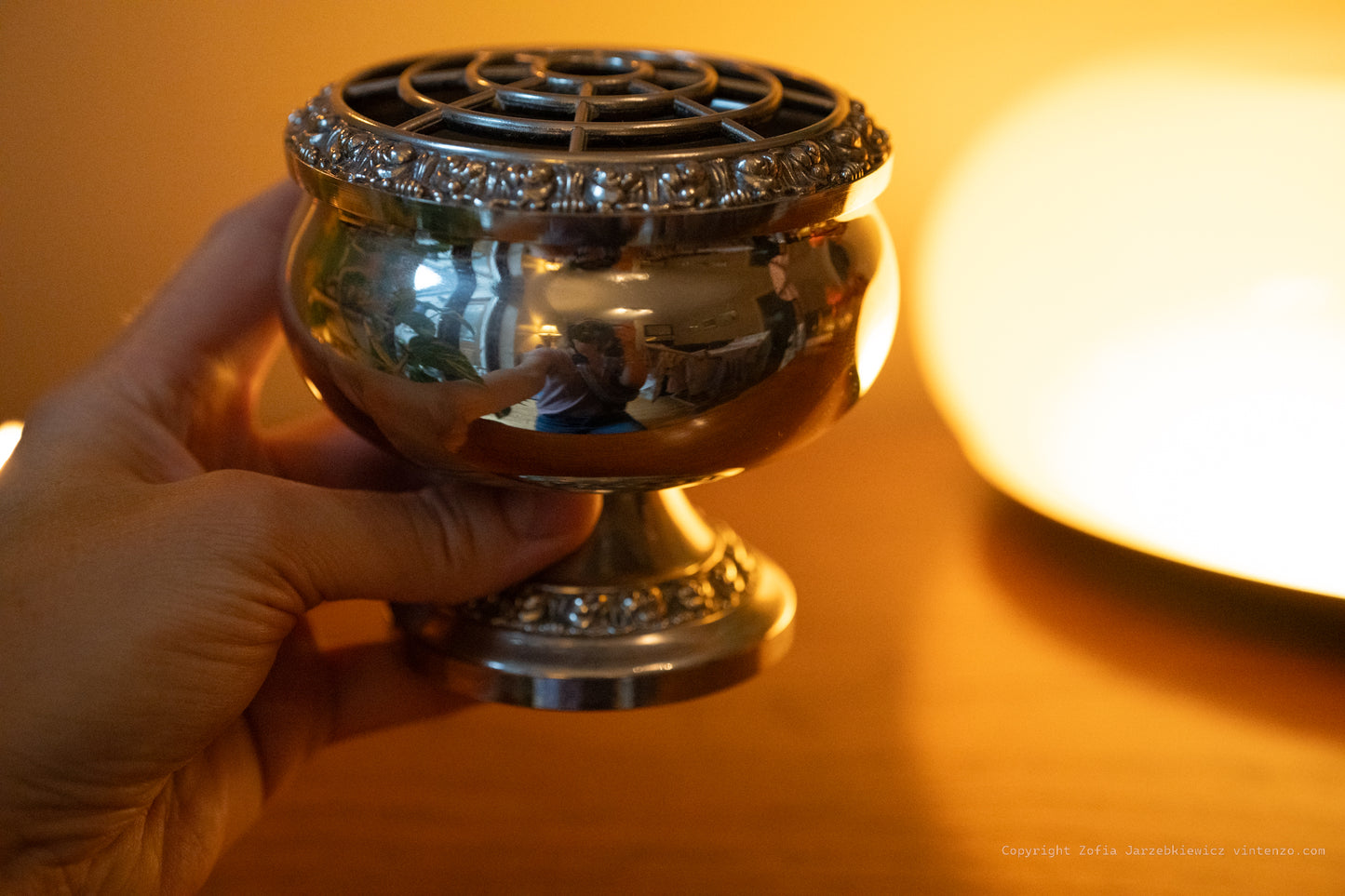 Ianthe of England Silver Plated Flower Posy Vase Rose Bowl