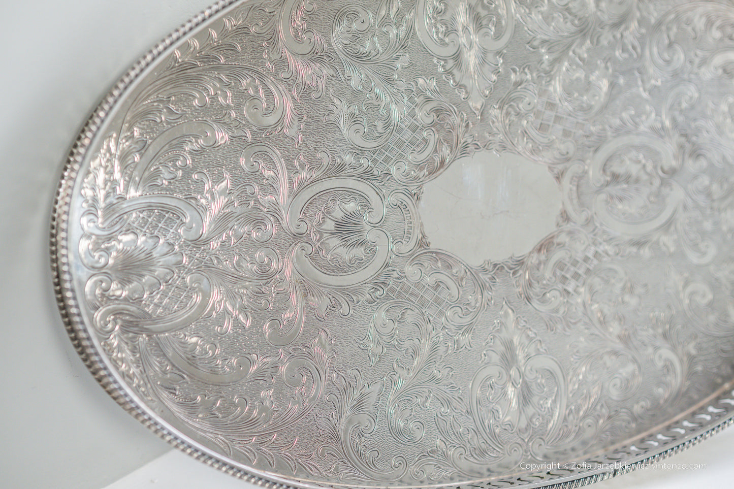 Sheffield Silver Plated on Copper Tray