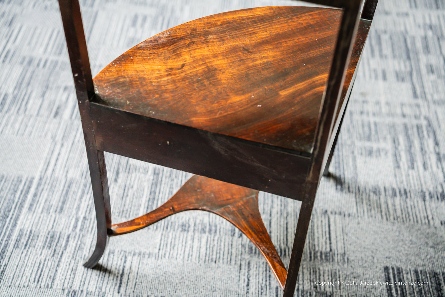 Georgian Mahogany Corner Table