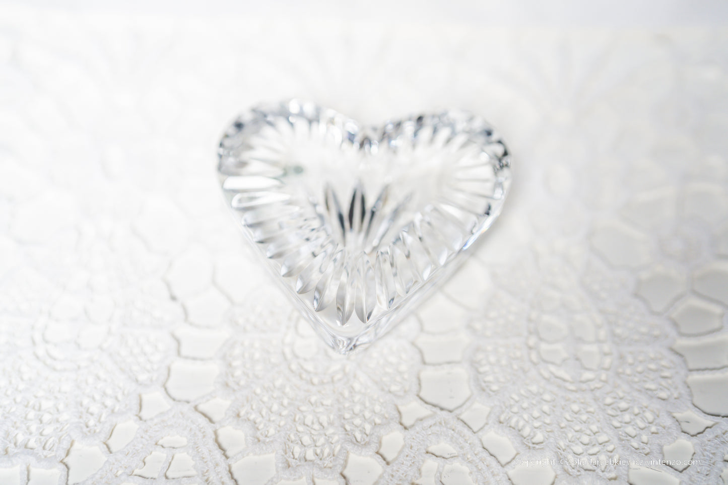 Galway Crystal Heart Shape Paperweight