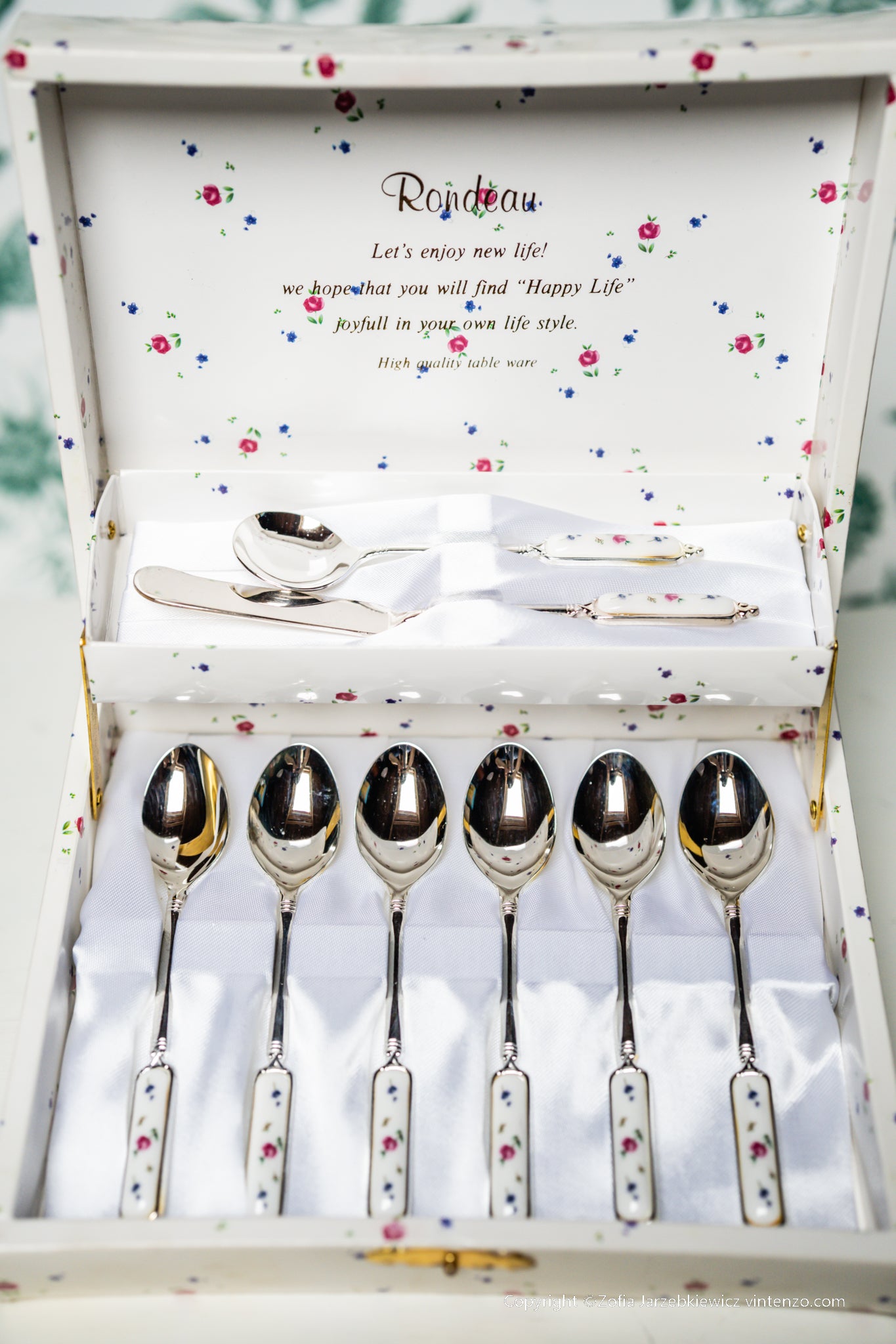Vintage Set of Rondeau Tea Spoons
