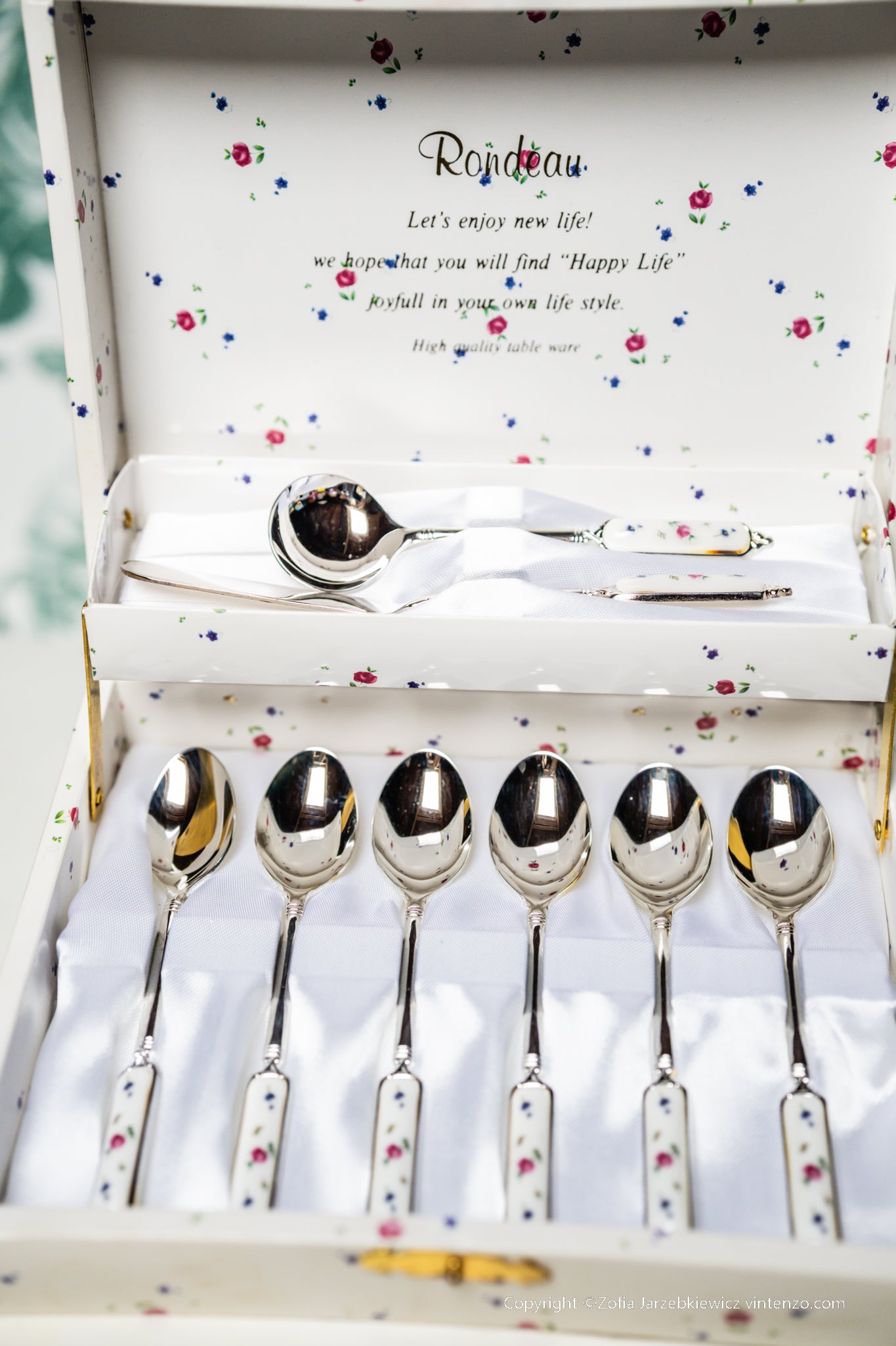 Vintage Set of Rondeau Tea Spoons