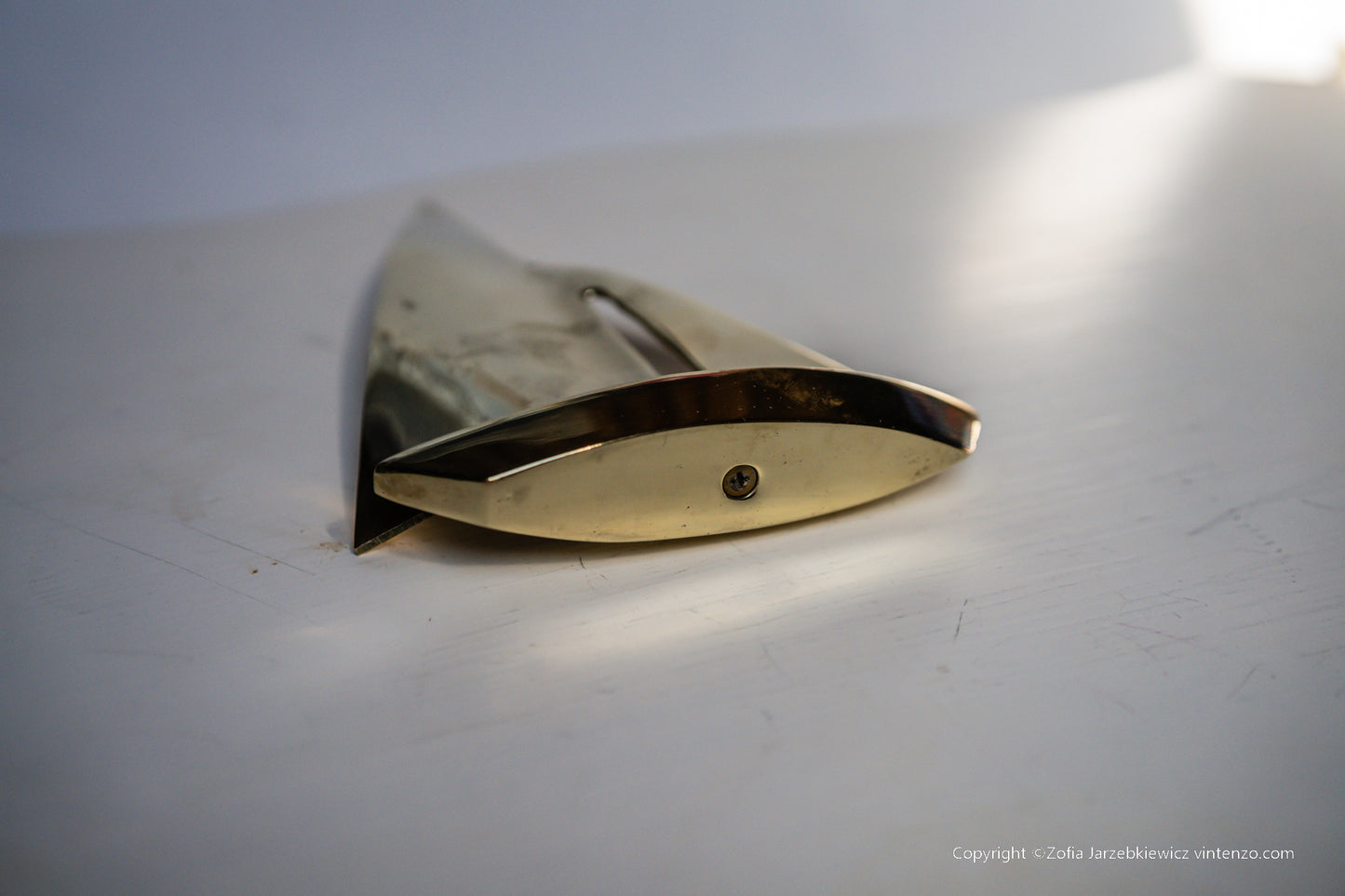 Vintage Brass Boat