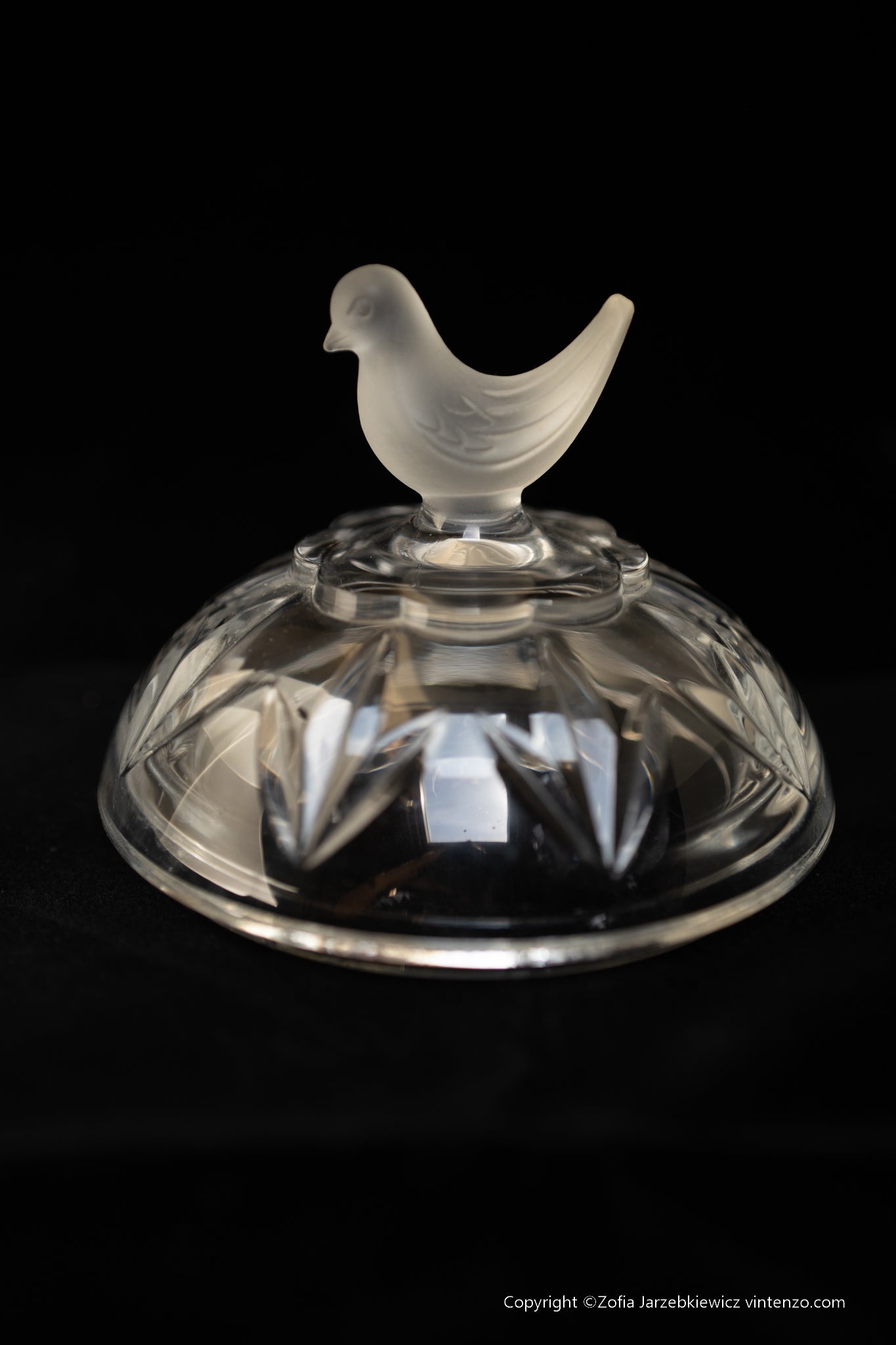 Cystal Candy Dish From Arques France