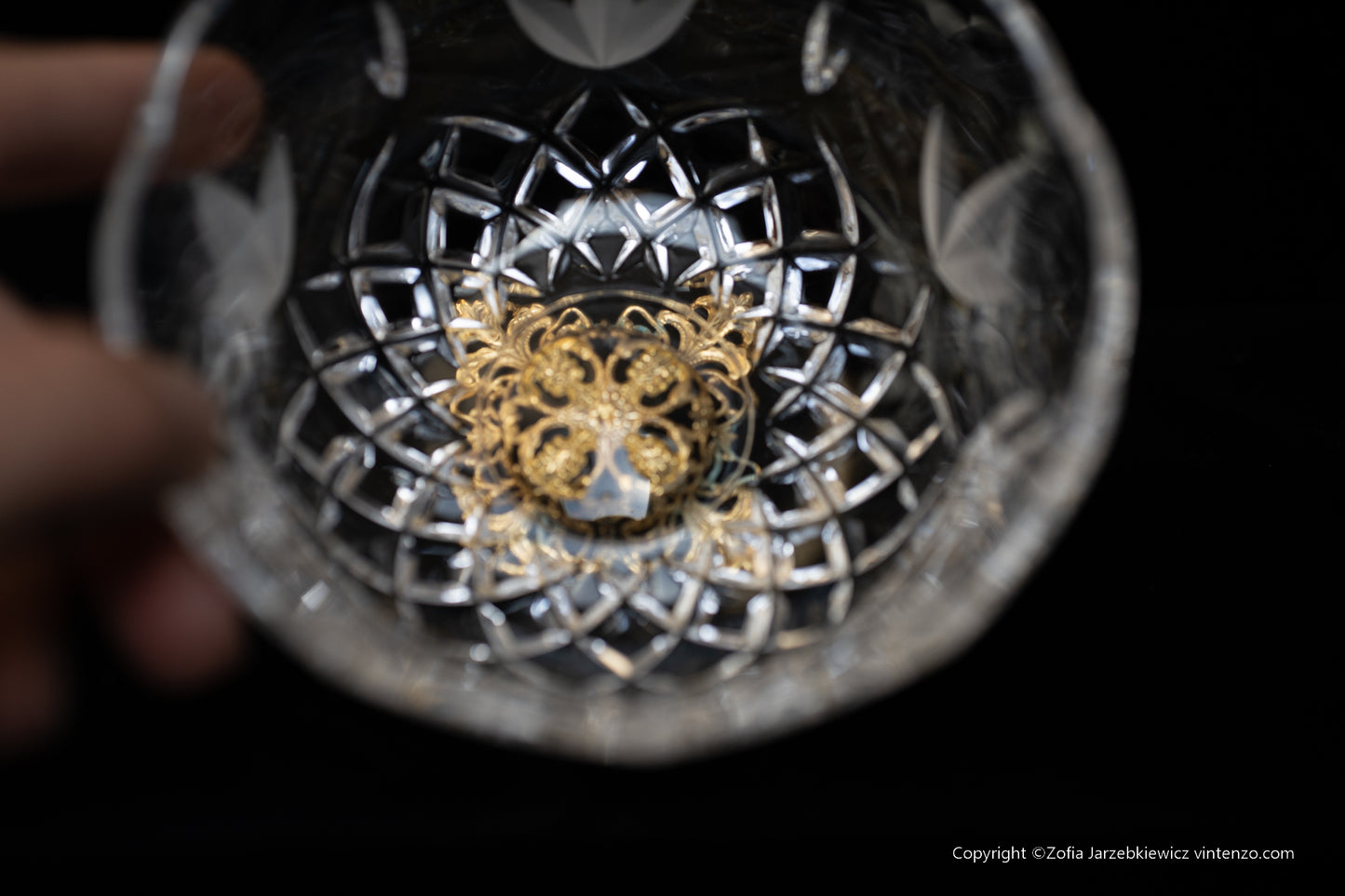 Killarney Crystal Gold Plated Small Bowl