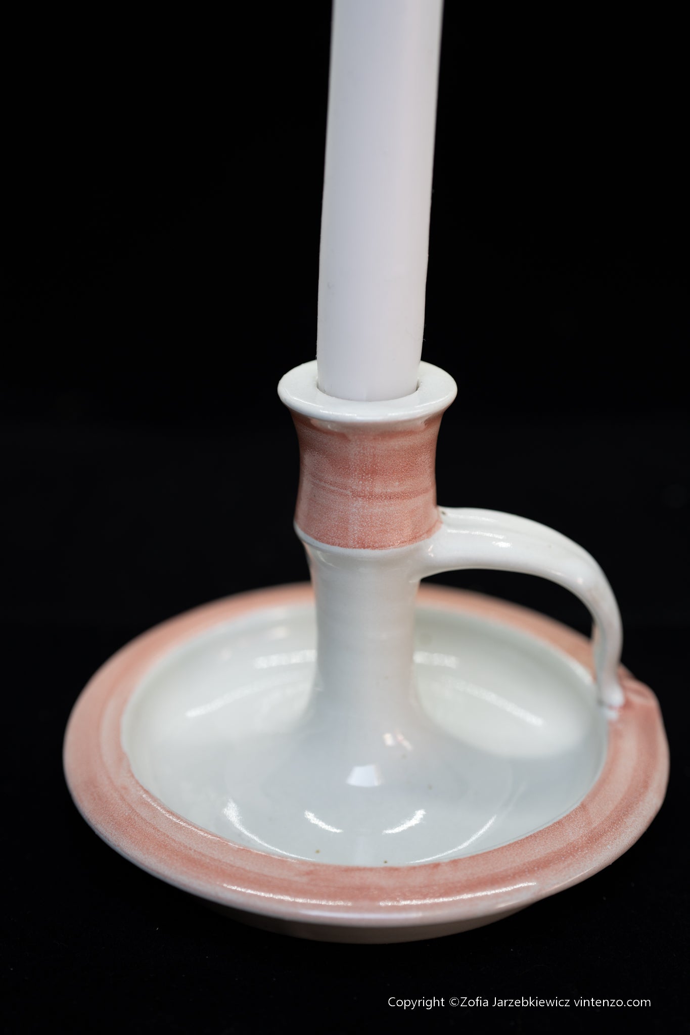 Handmade Pottery Candleholder