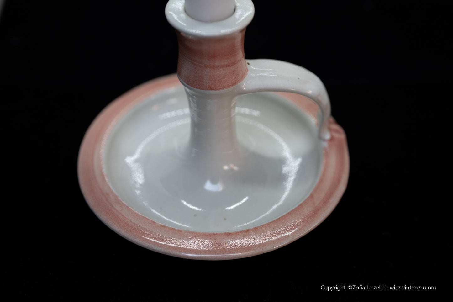 Handmade Pottery Candleholder
