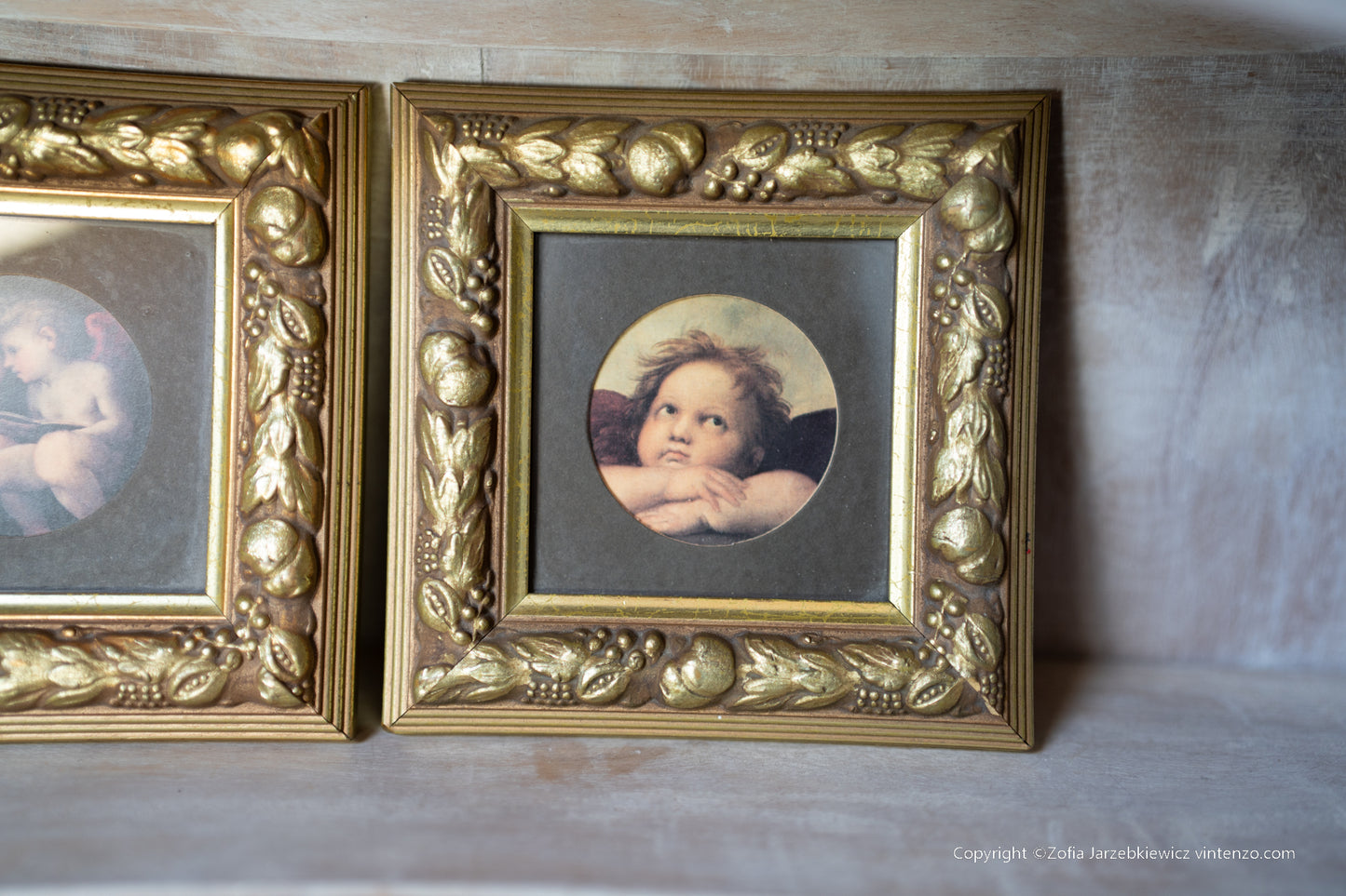 Two Small Cherub pictures