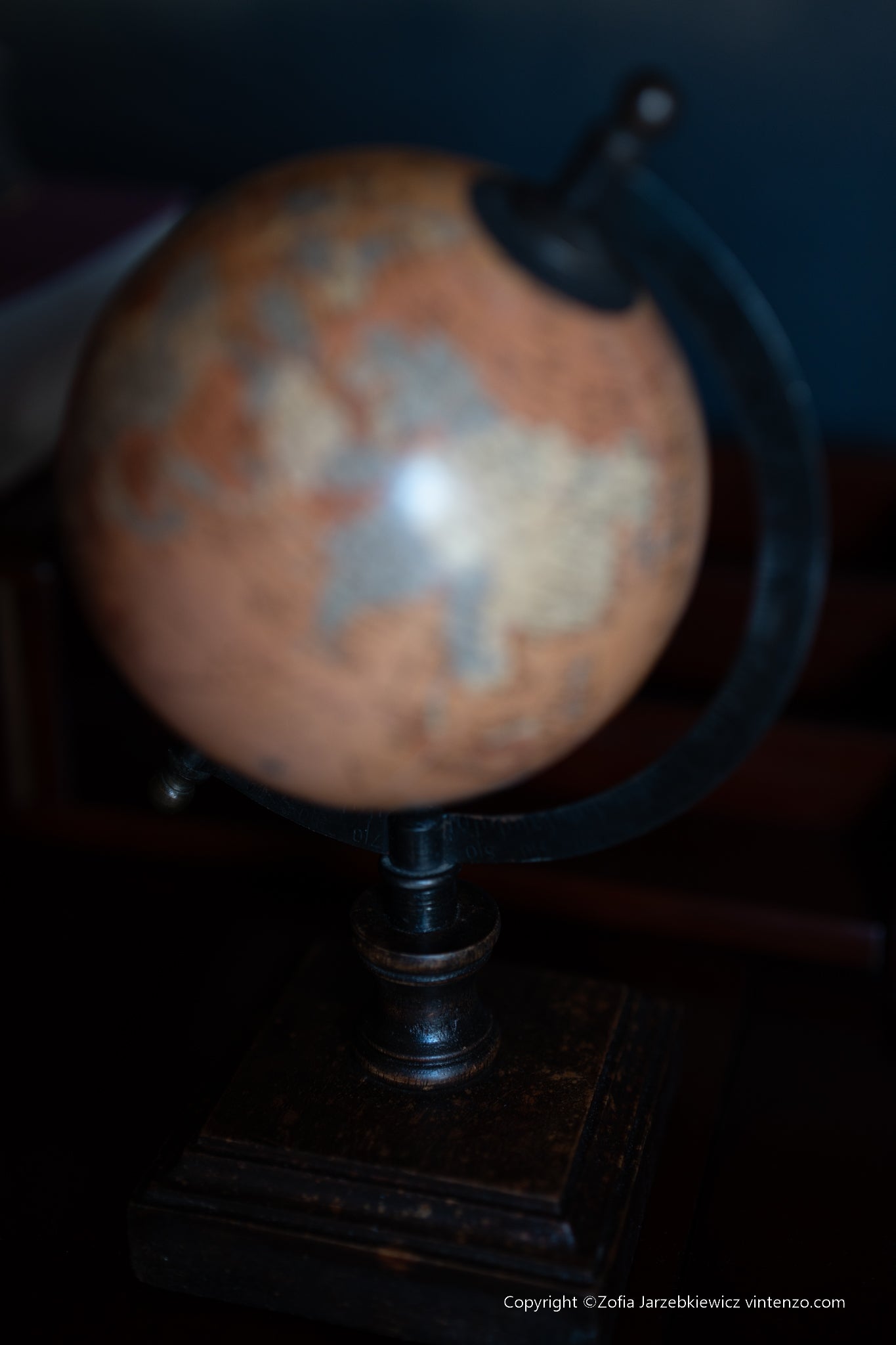 Small World Globe with Wood Stand