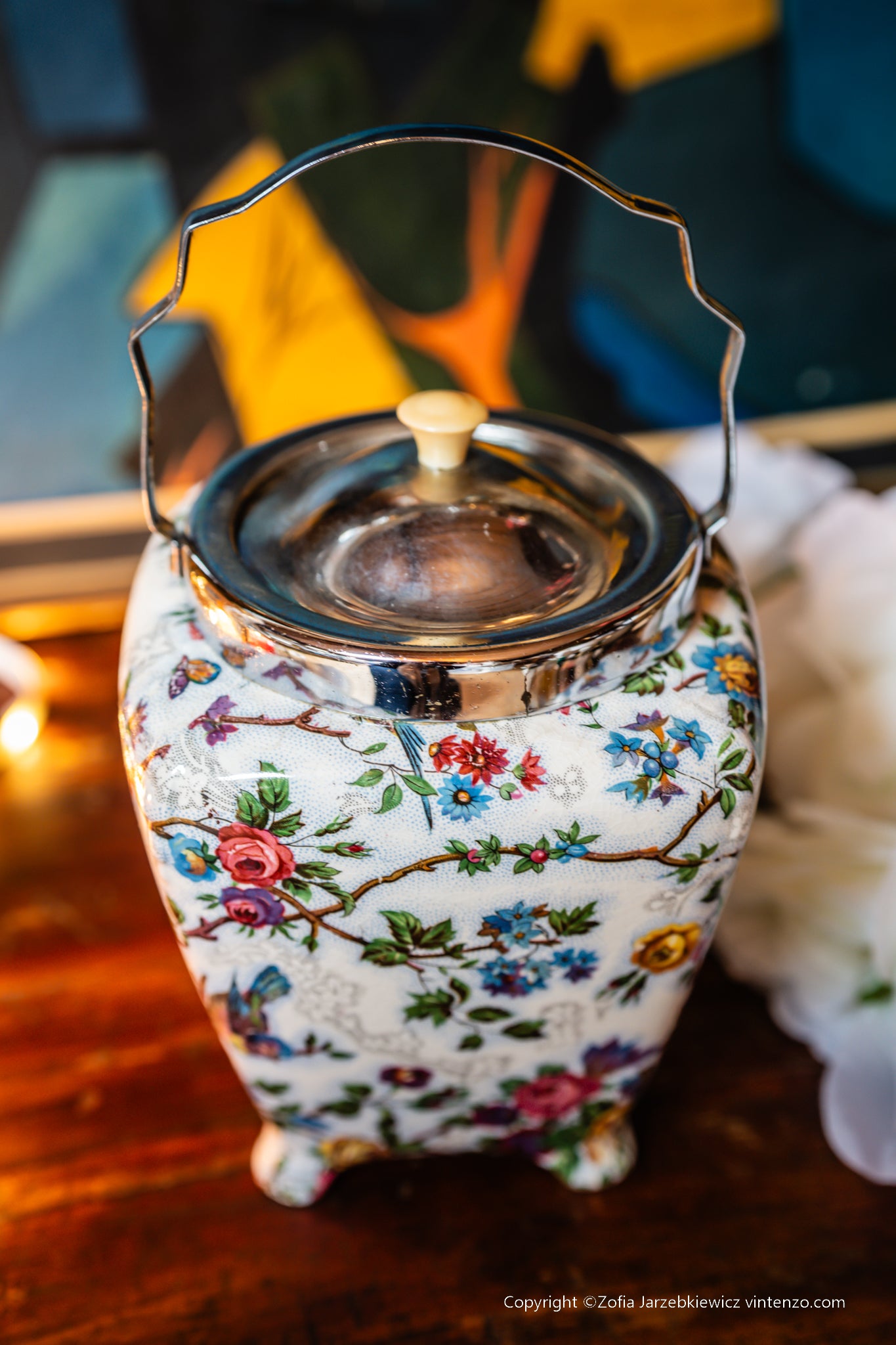 Midwinter Brama Chintz Biscuit Barrel