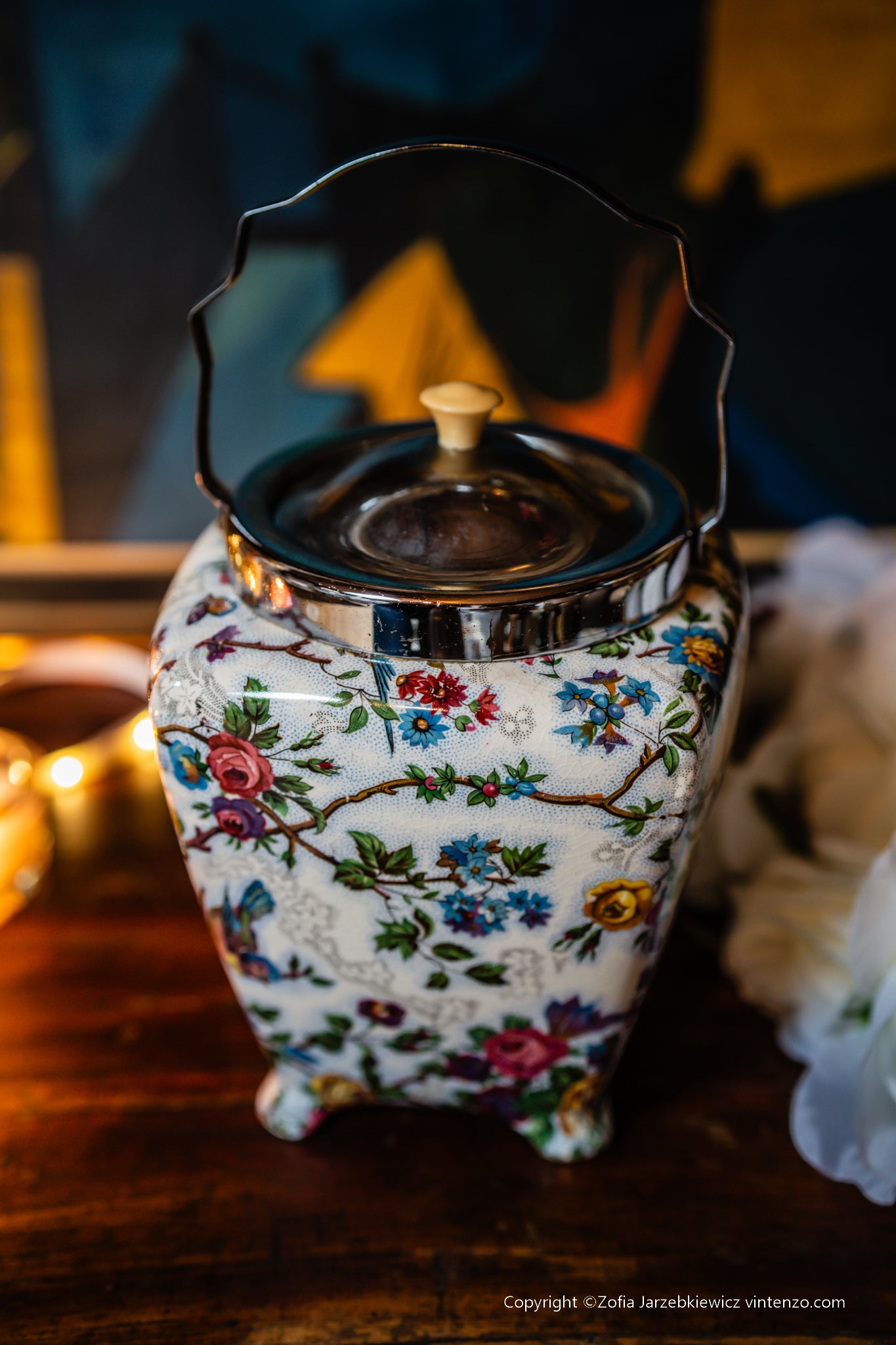 Midwinter Brama Chintz Biscuit Barrel