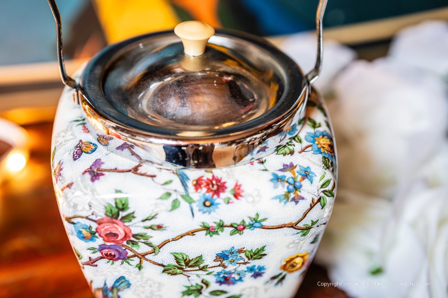 Midwinter Brama Chintz Biscuit Barrel
