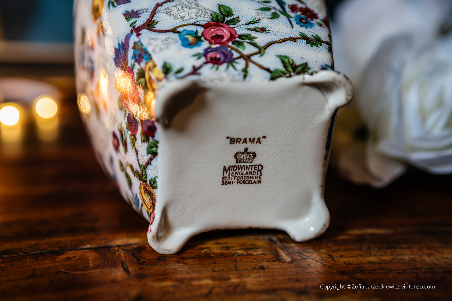 Midwinter Brama Chintz Biscuit Barrel