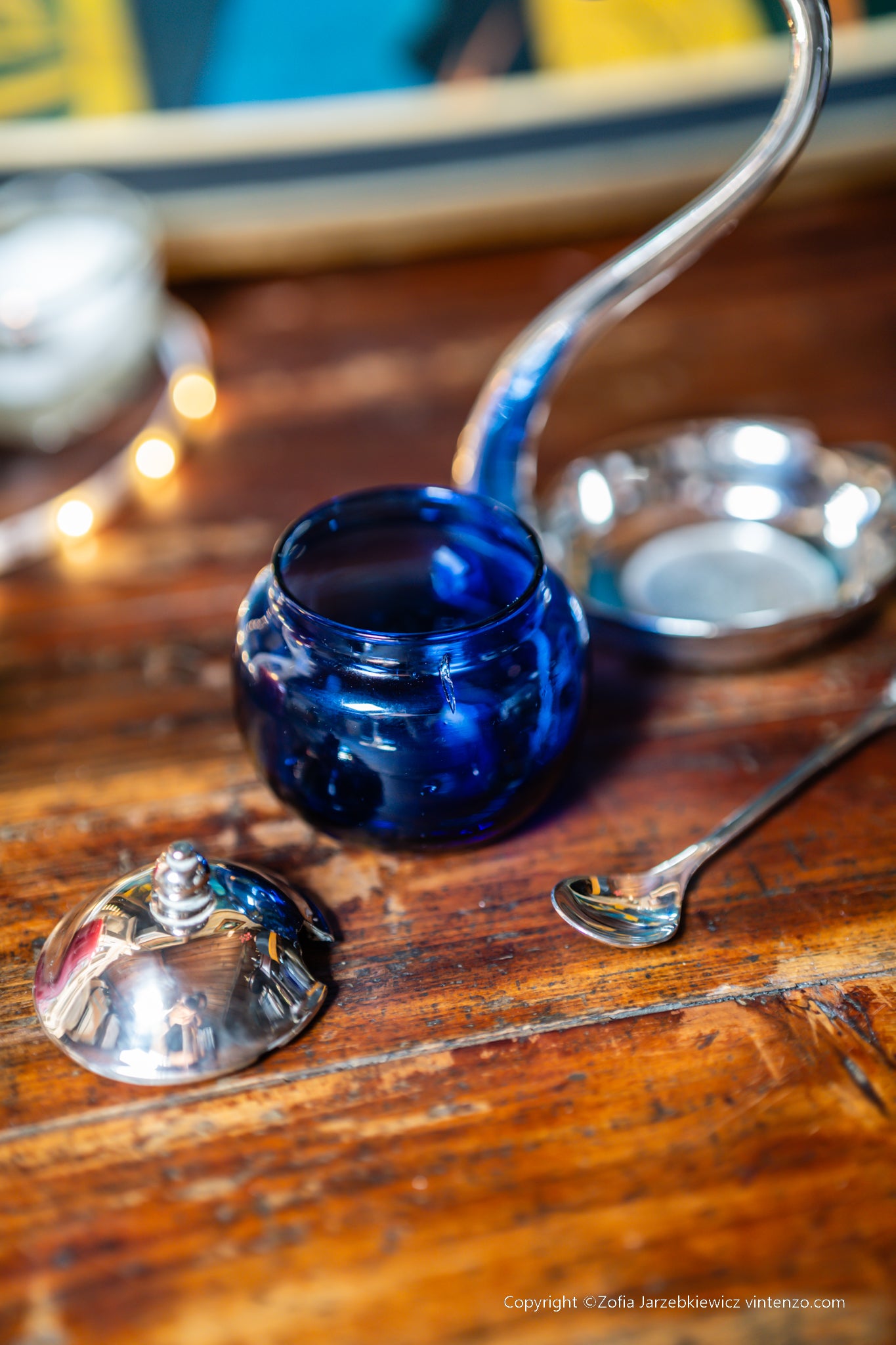 Vintage Swan Sugar/Jam Bowl