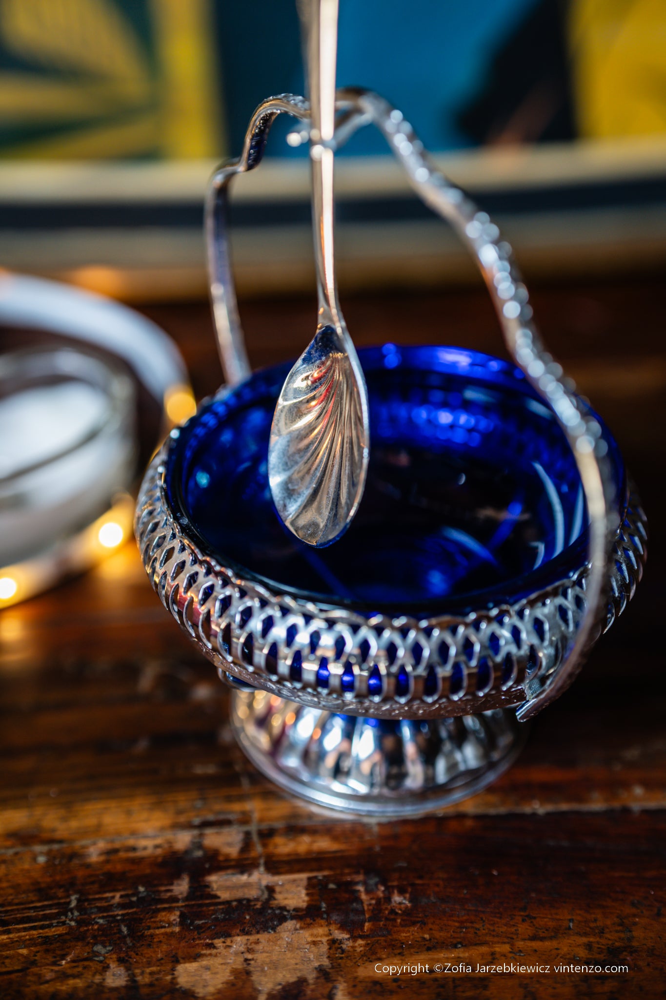Sugar Bowl with Spoon