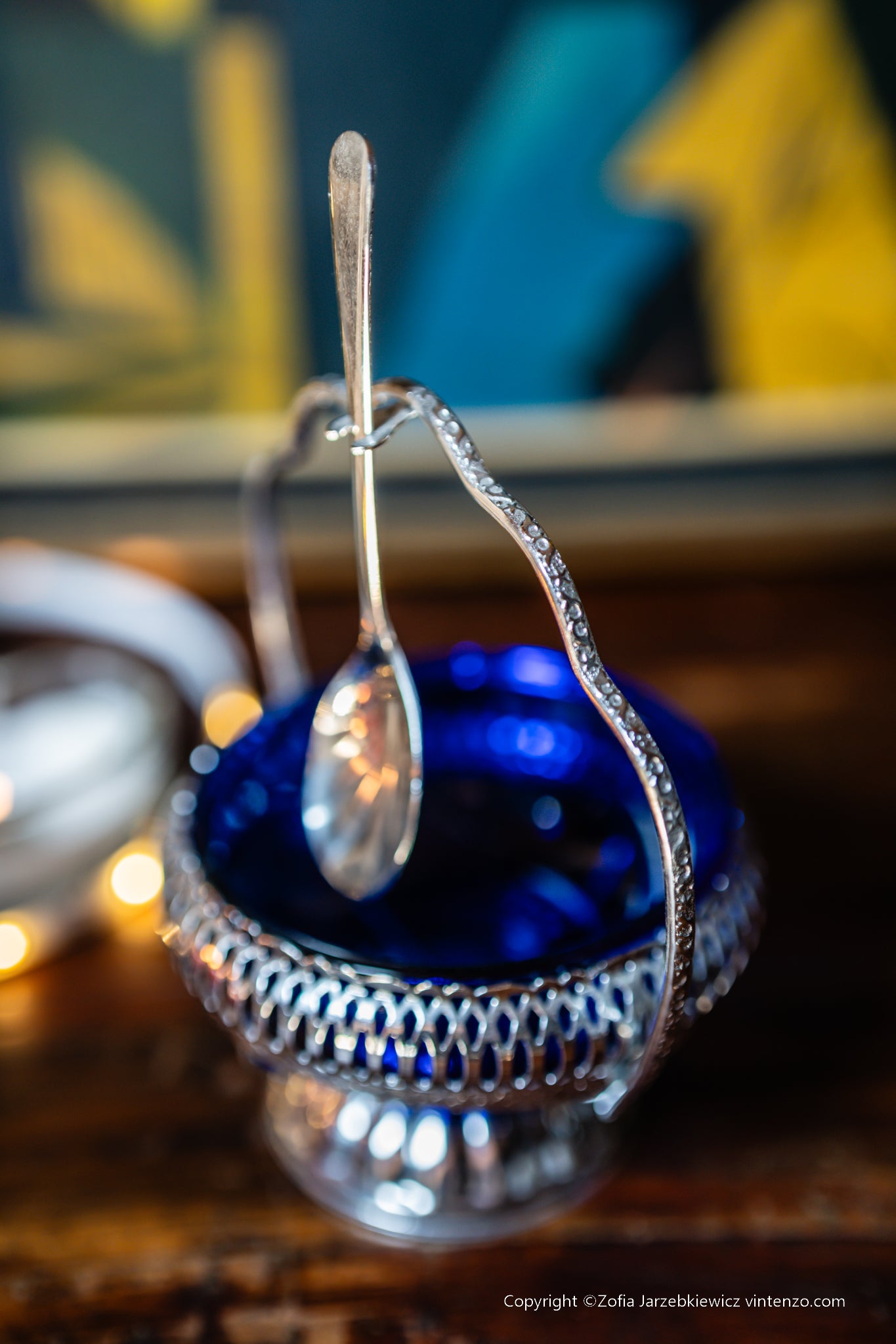 Sugar Bowl with Spoon