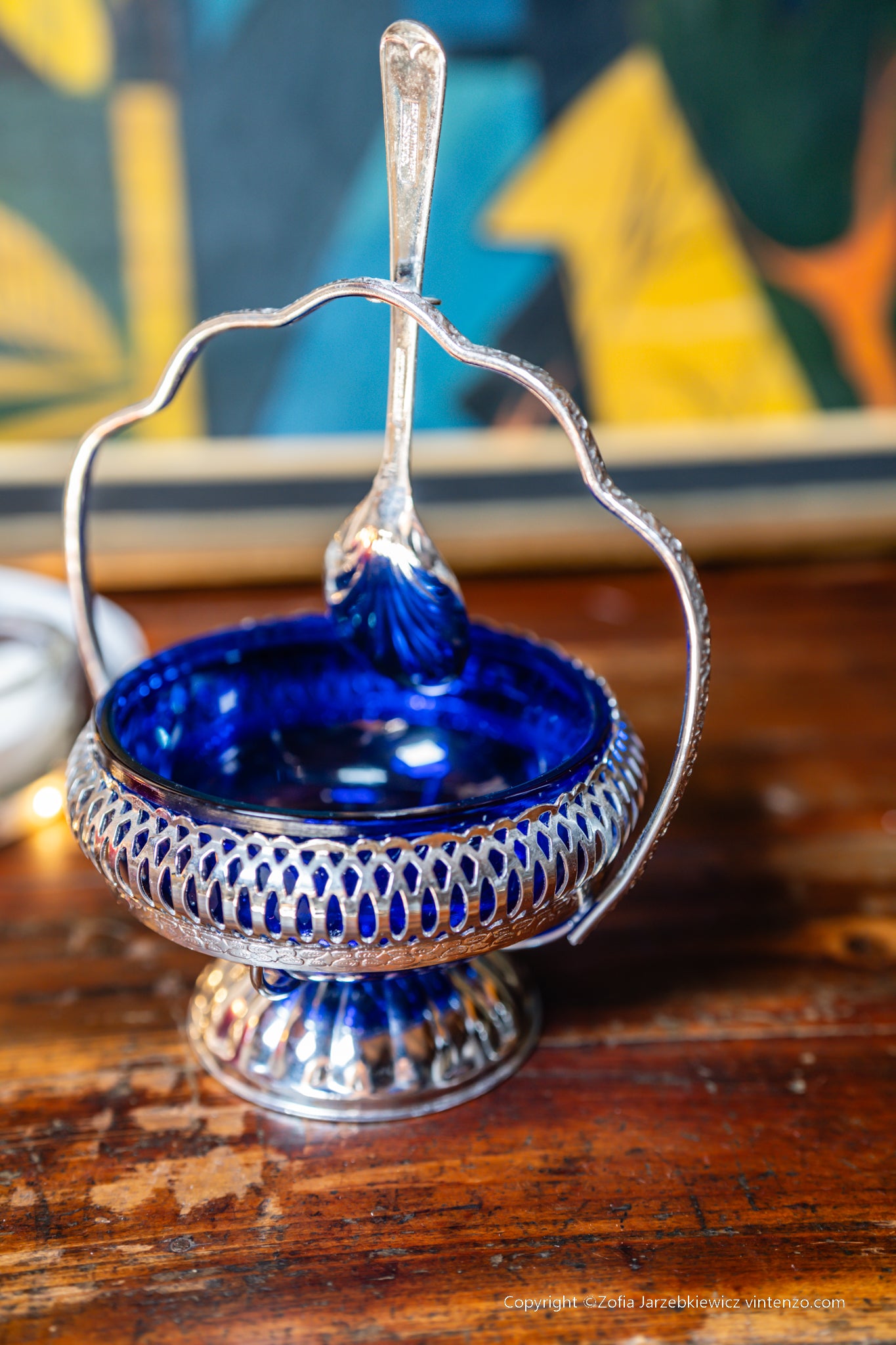 Sugar Bowl with Spoon