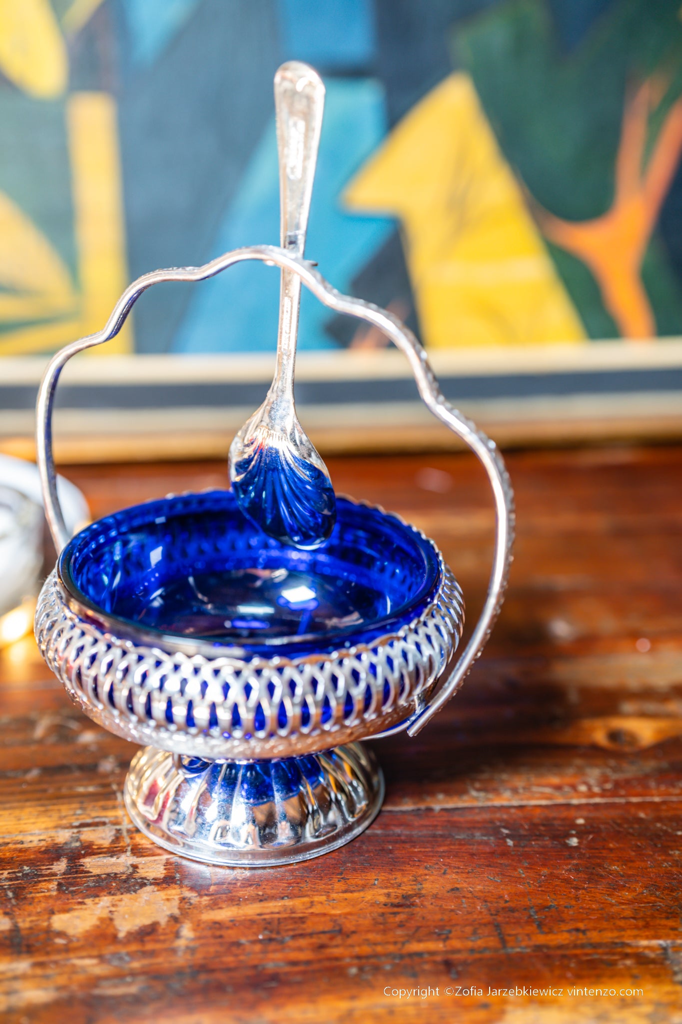 Sugar Bowl with Spoon