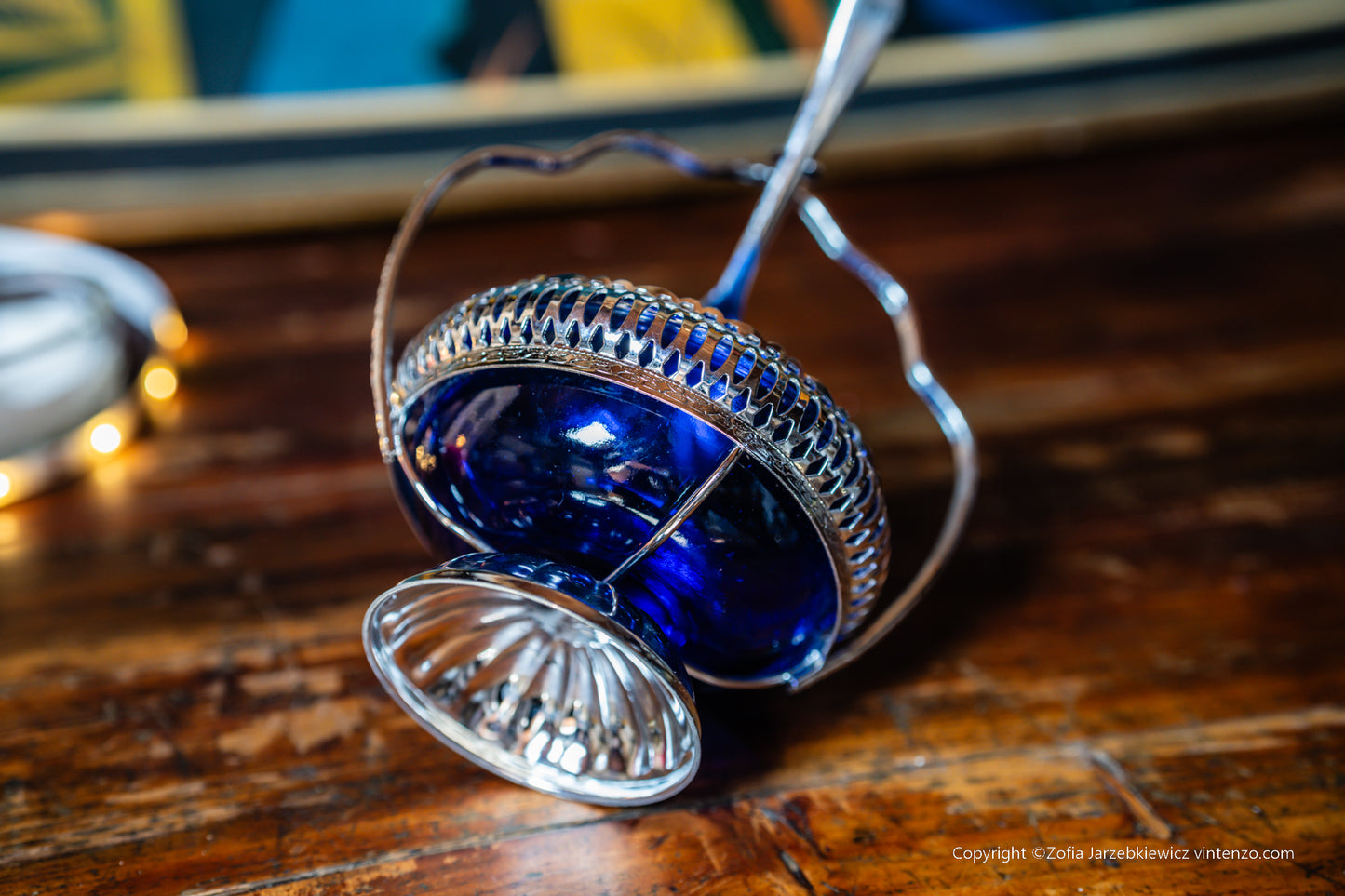 Sugar Bowl with Spoon