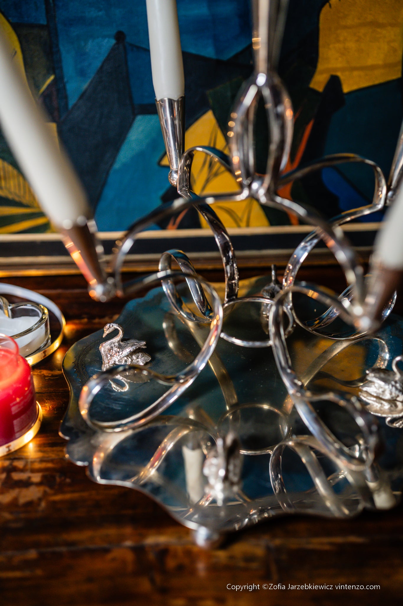 Sheffield Venture Silver Plated Table Centre