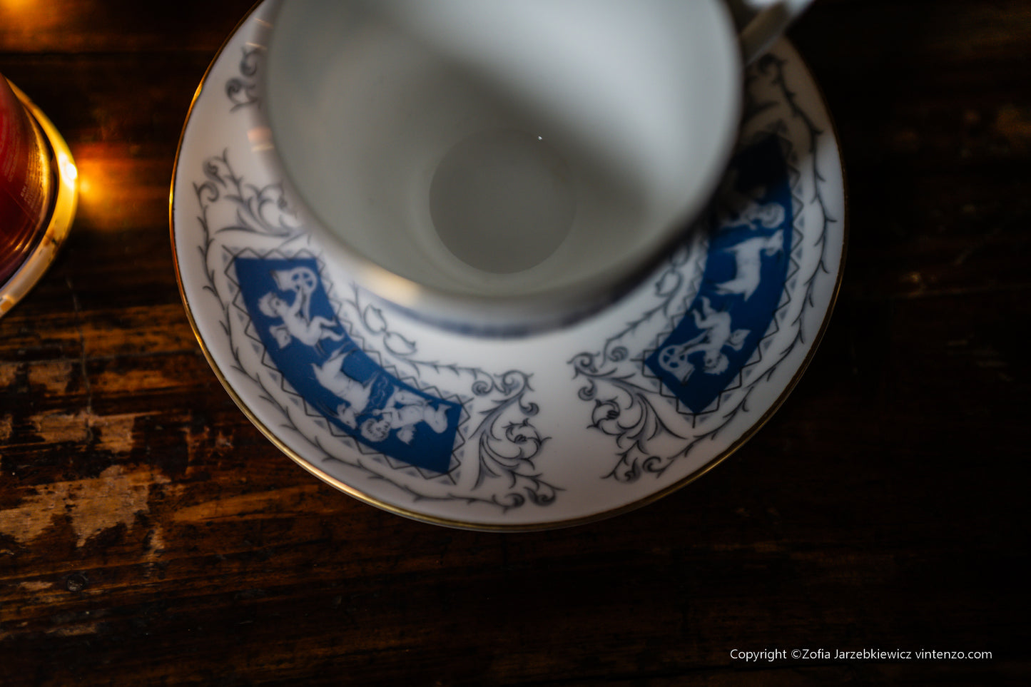 Coalport Revelry Trio Set: Teacup, Saucer and a Plate