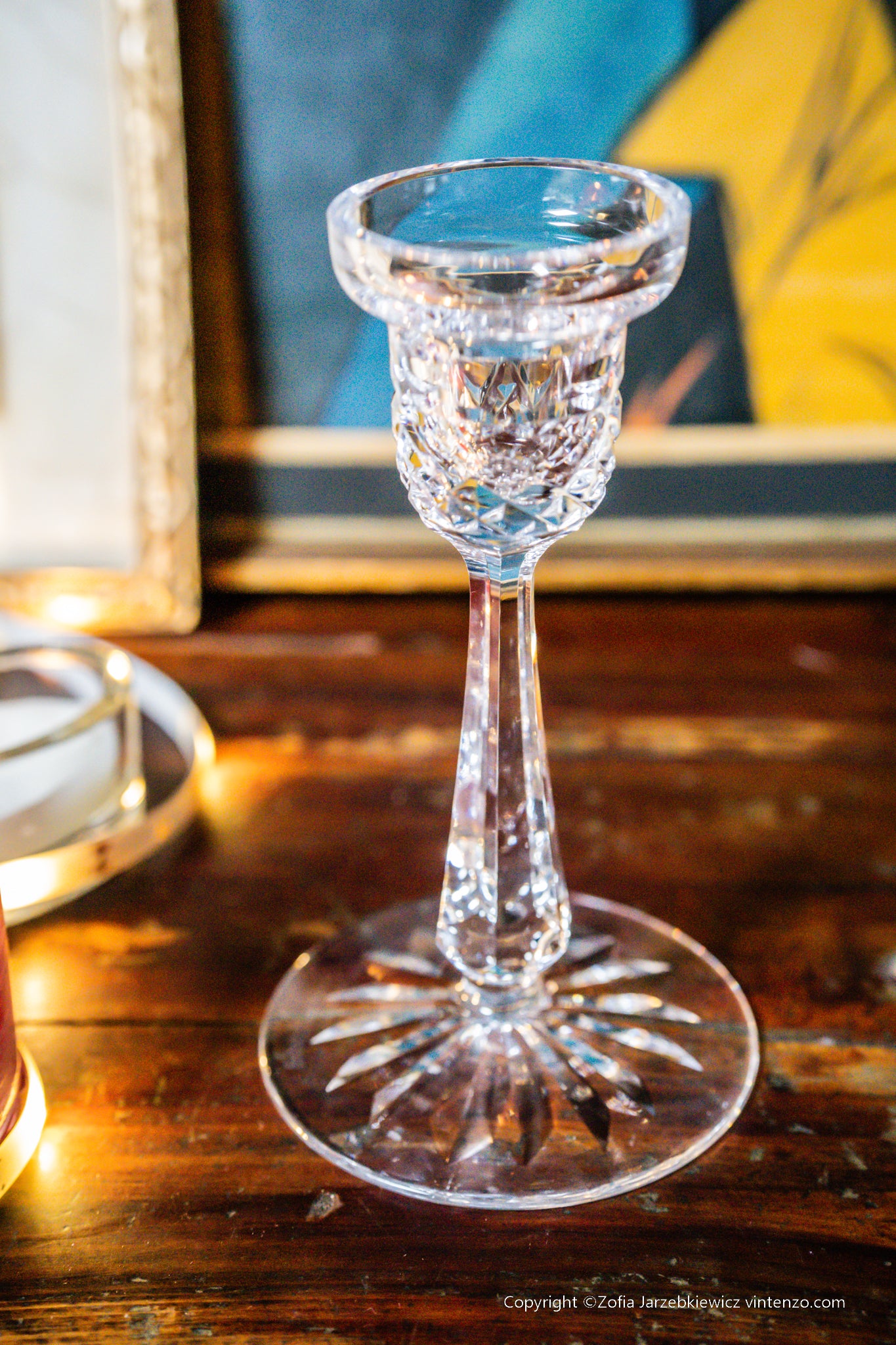 Single Waterford Crystal Candleholder