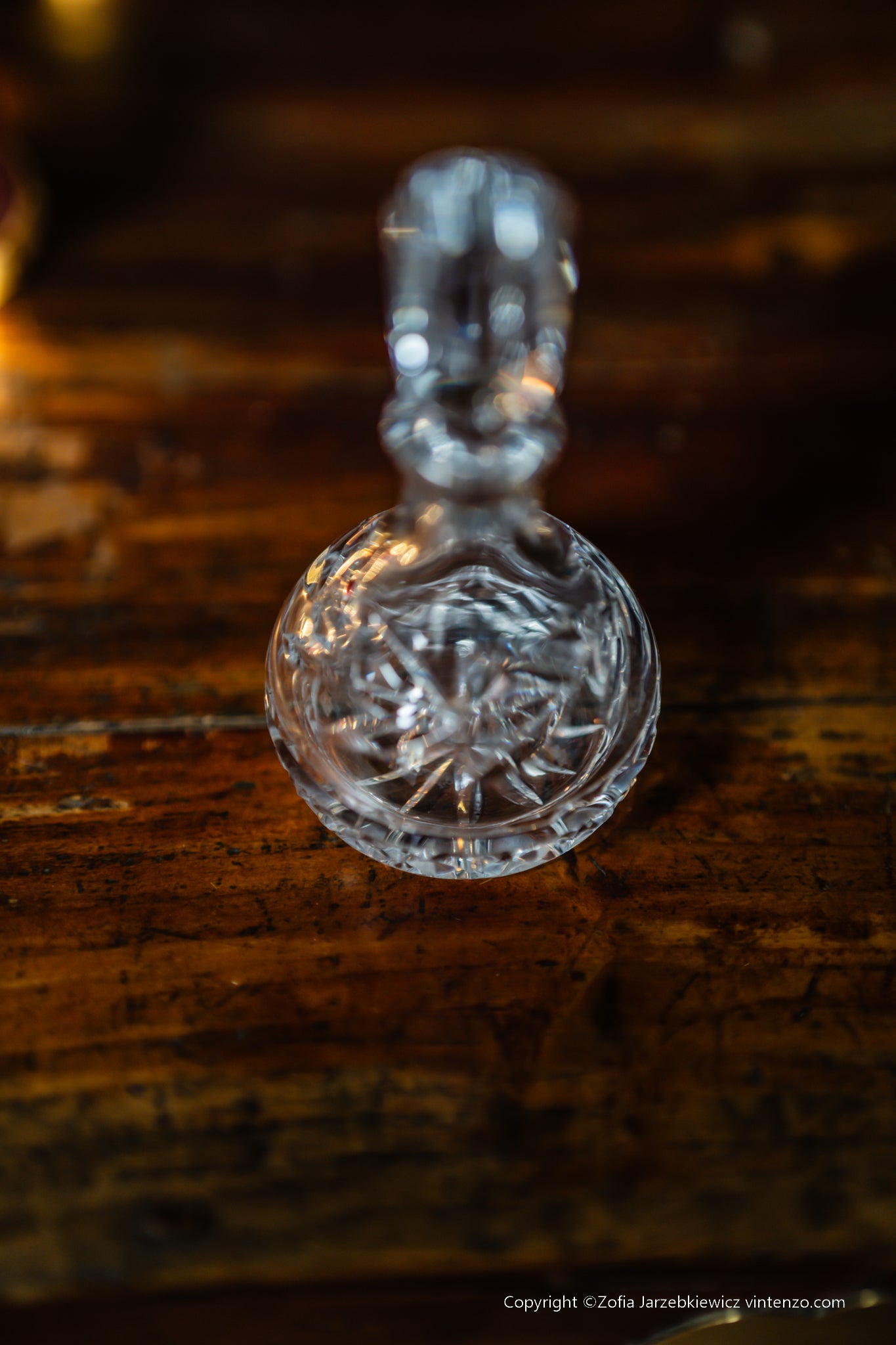 Galway Crystal Perfume/Vanity Bottle