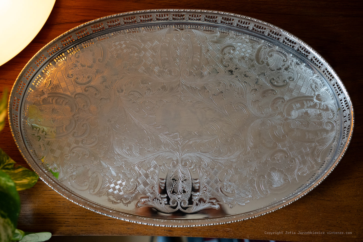 Sheffield Vintage Silver Plated Tray