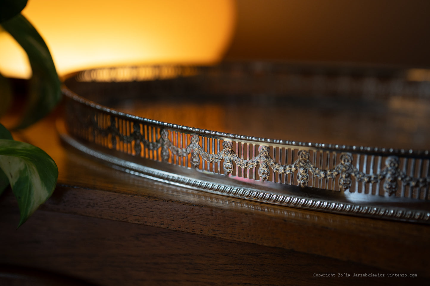 Sheffield Vintage Silver Plated Tray