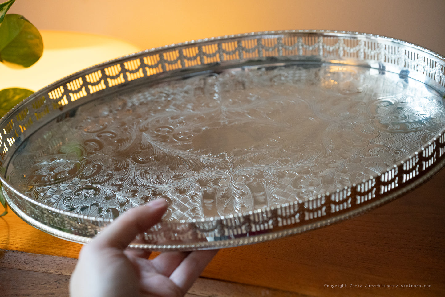 Sheffield Vintage Silver Plated Tray