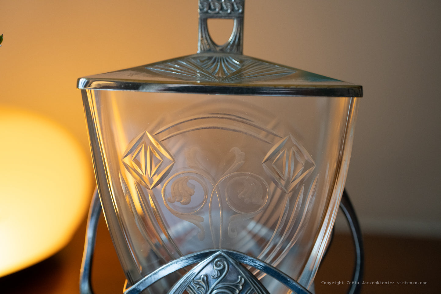 WMF Art Nouveau Silver Plated Biscuit Barrel Antique