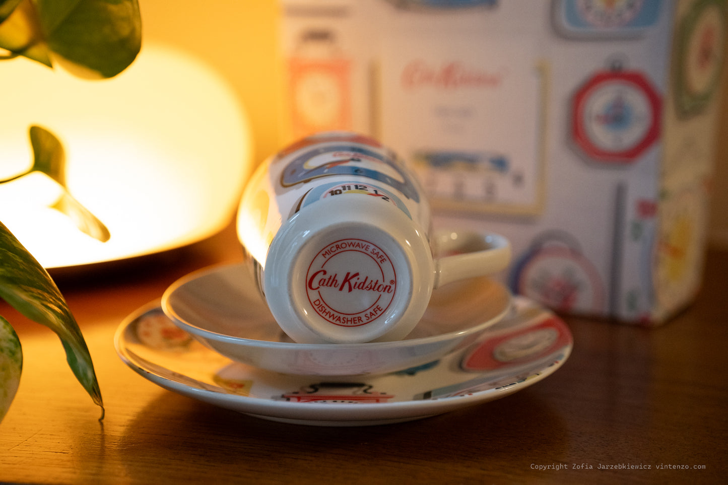 NEW Cath Kidston Trio Set -Clocks including Cup, Saucer and a Plate