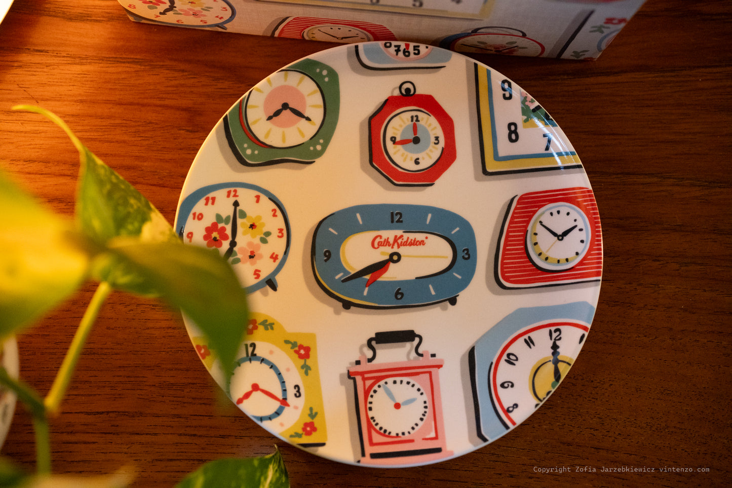 NEW Cath Kidston Trio Set -Clocks including Cup, Saucer and a Plate
