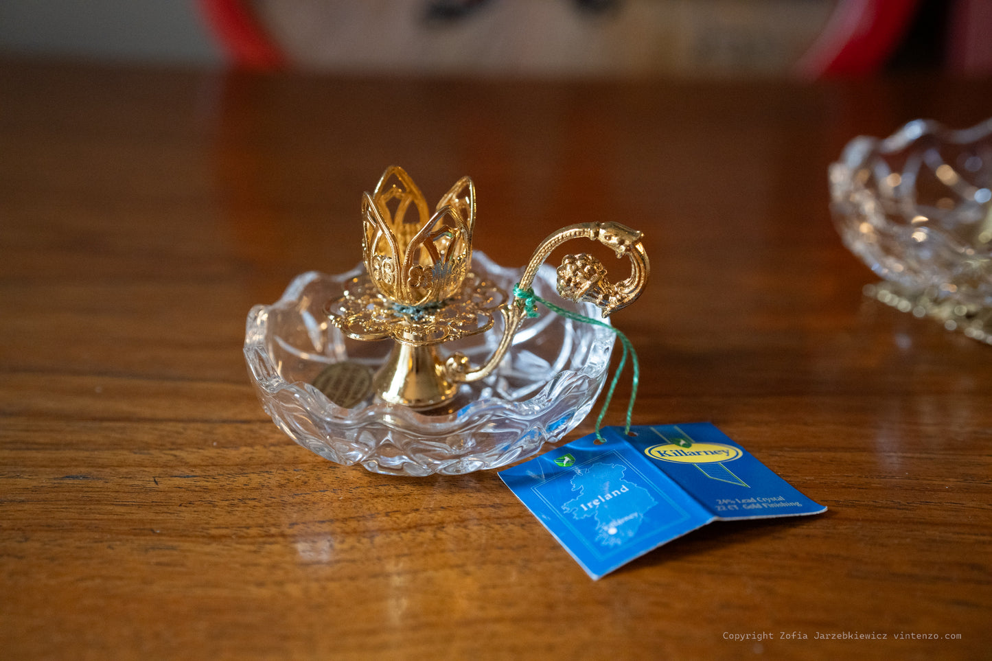 Killarney Crystal Candle Holder