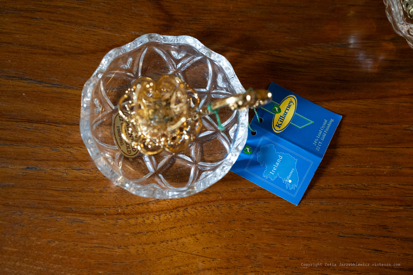 Killarney Crystal Candle Holder