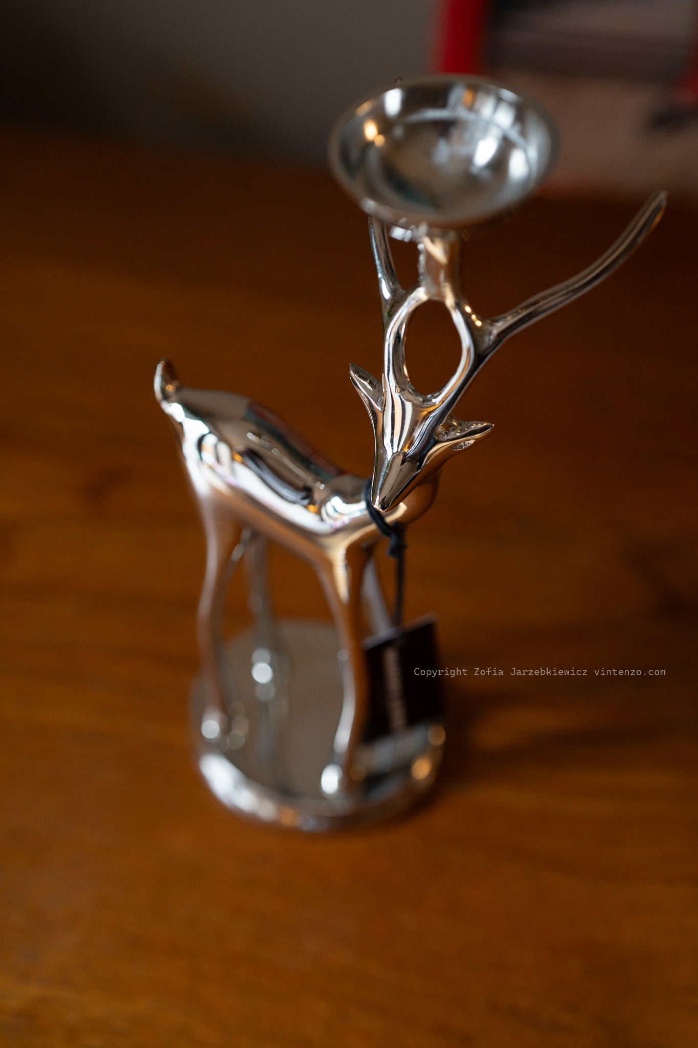 Donner Reindeer Tealight Holder- Silver Colour from Meadows & Byrne