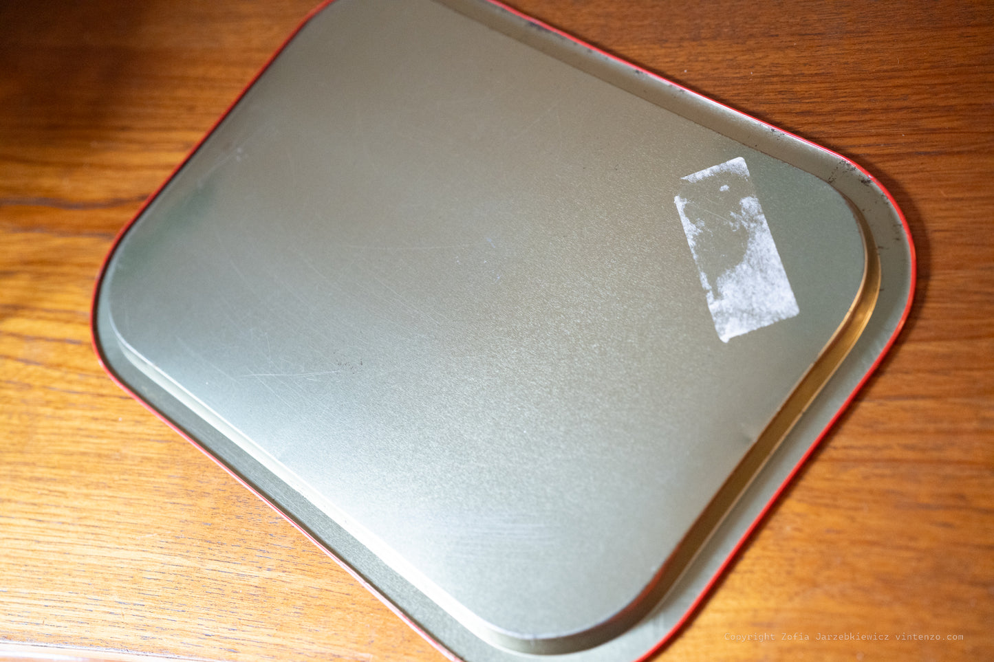 Vintage Jenny Nystrom Swedish Christmas Metal Serving Tray