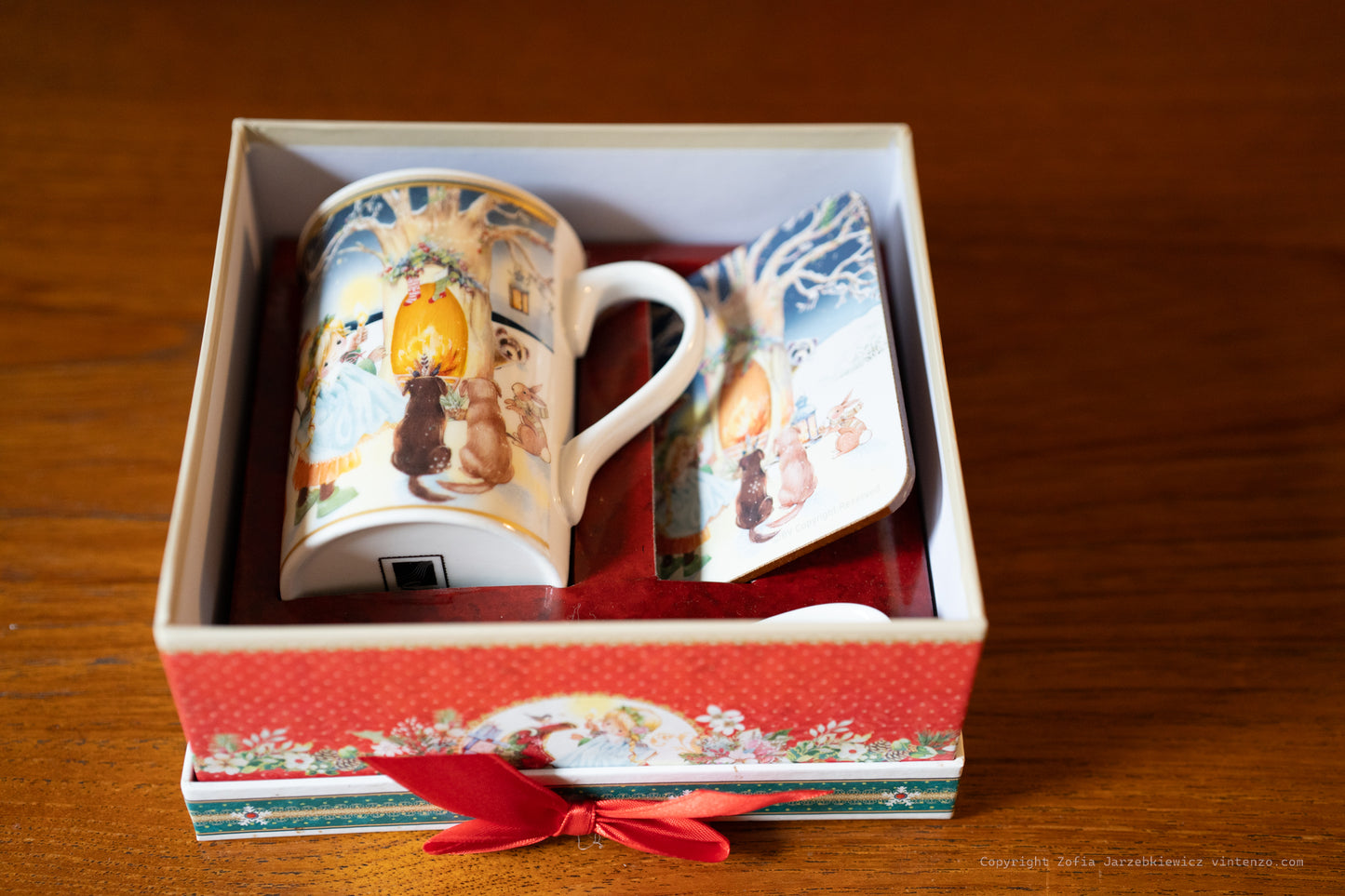 Christmas Mug, Coaster and Spoon Set