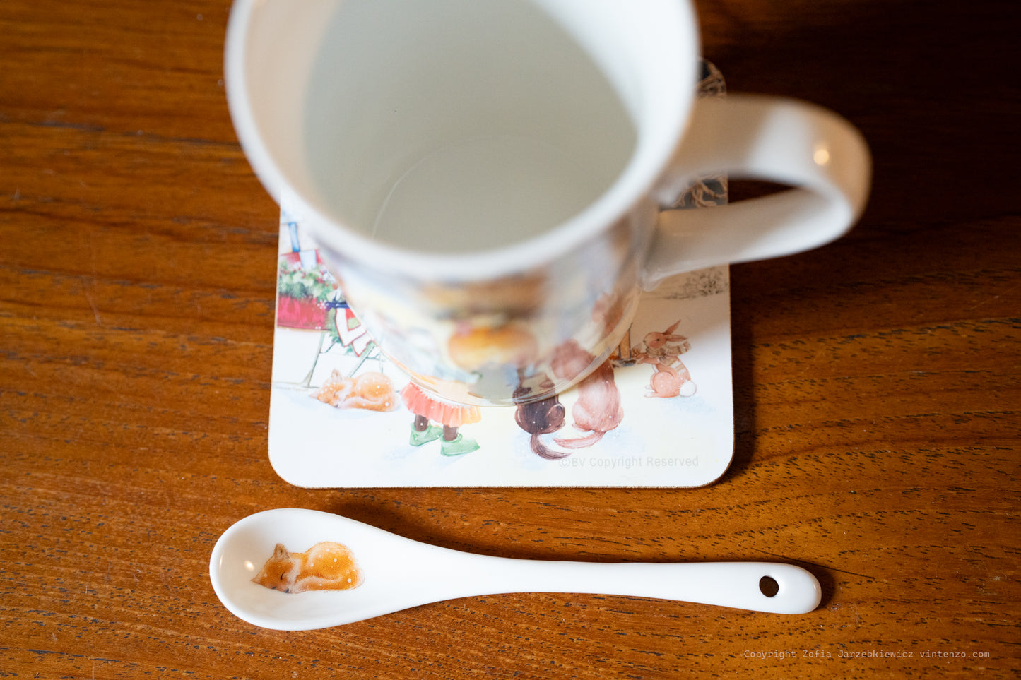 Christmas Mug, Coaster and Spoon Set