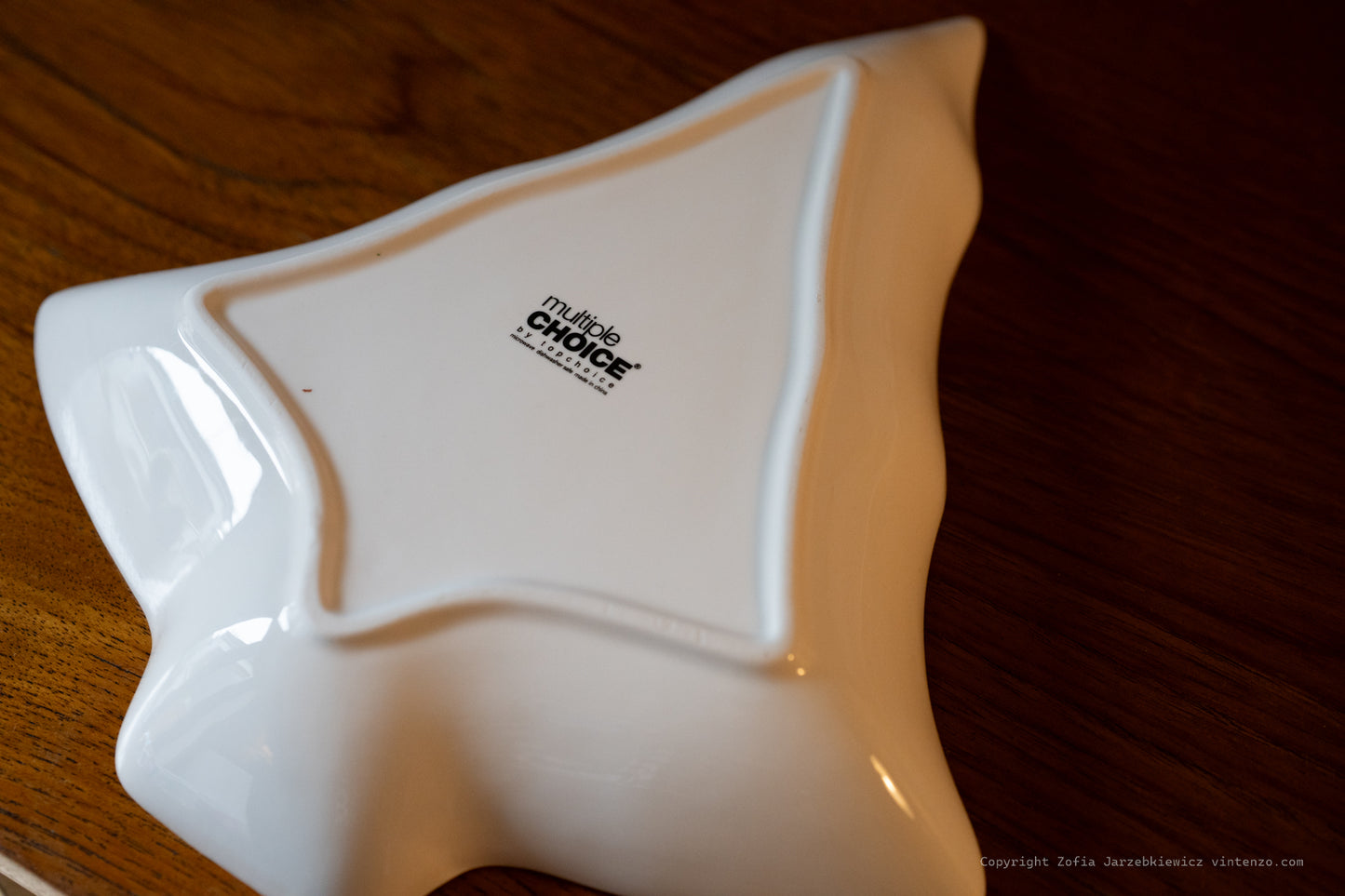 Large Christmas tree-shaped dish