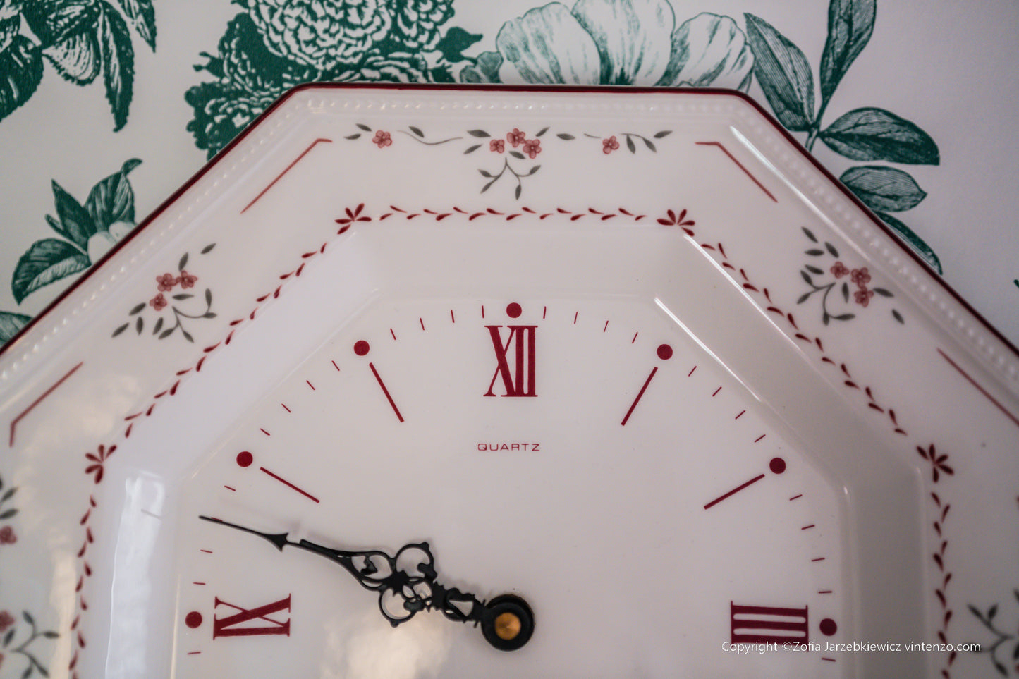 Johnson Brothers Madison Ceramic Wall Clock