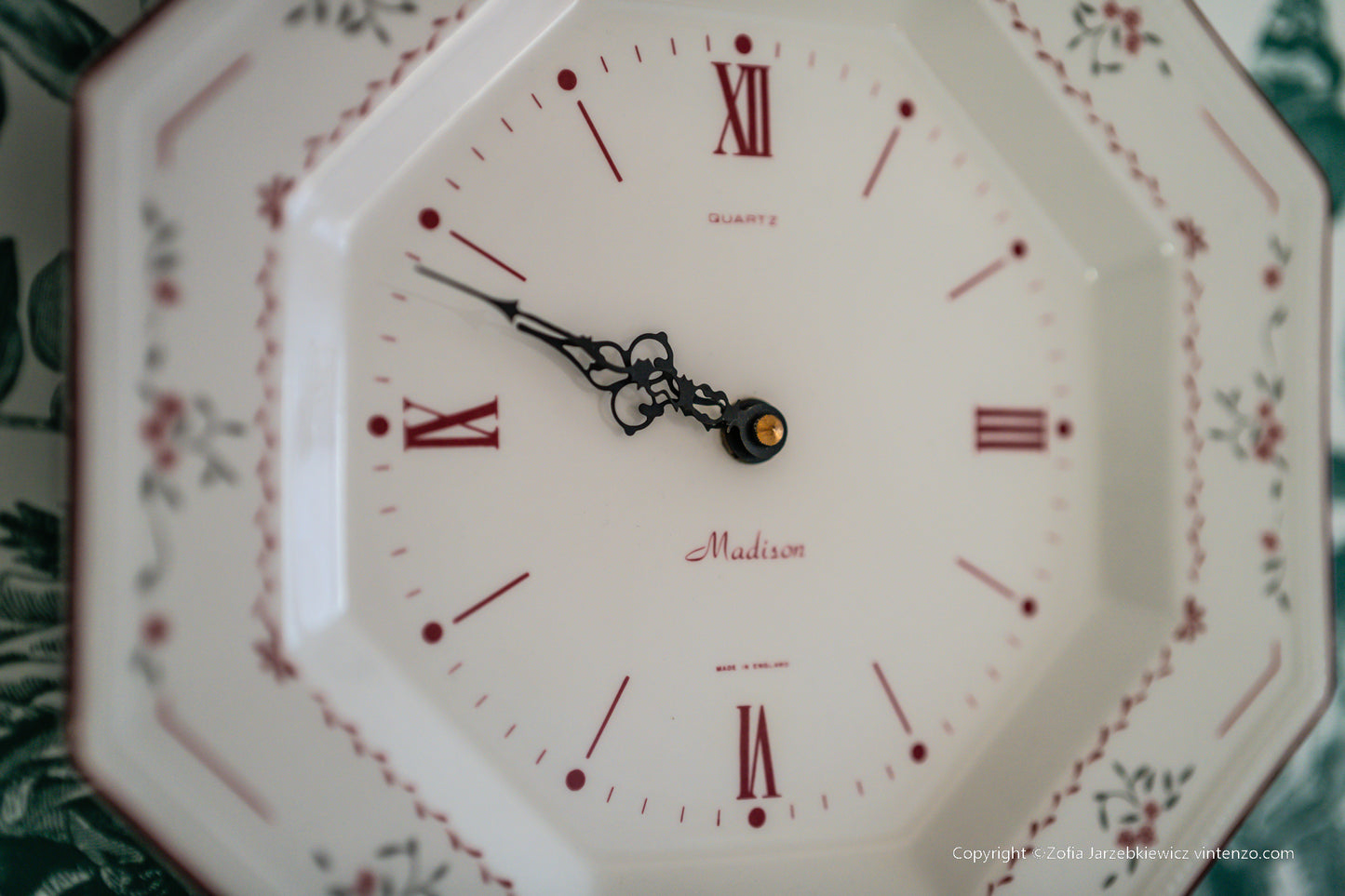 Johnson Brothers Madison Ceramic Wall Clock