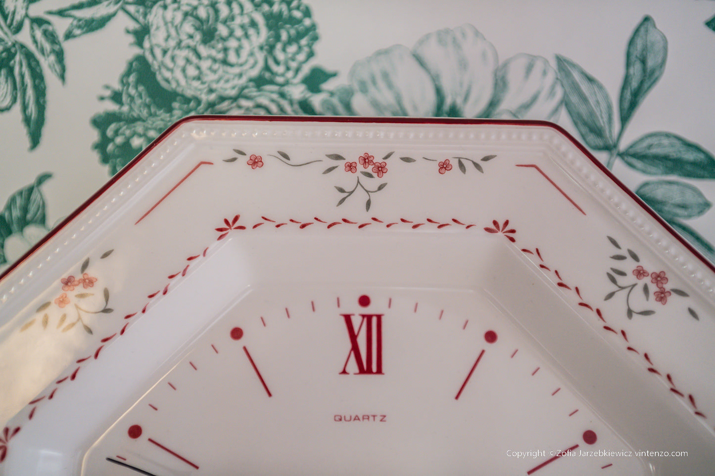 Johnson Brothers Madison Ceramic Wall Clock