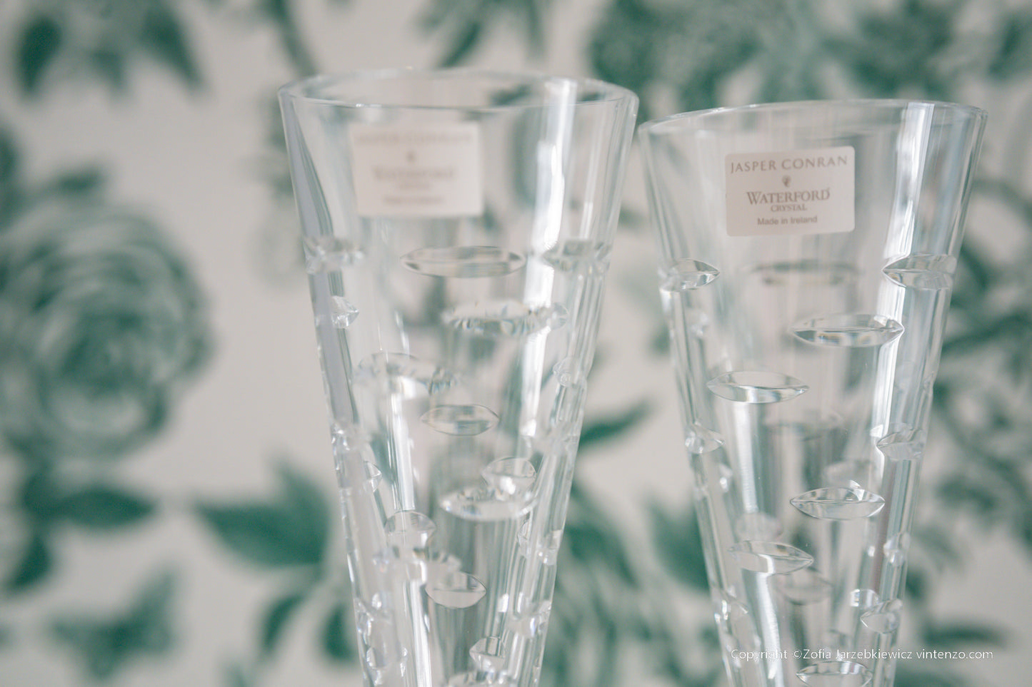 Pair of New Waterford Jasper Conran Rain Long Drinks Glasses in a Box