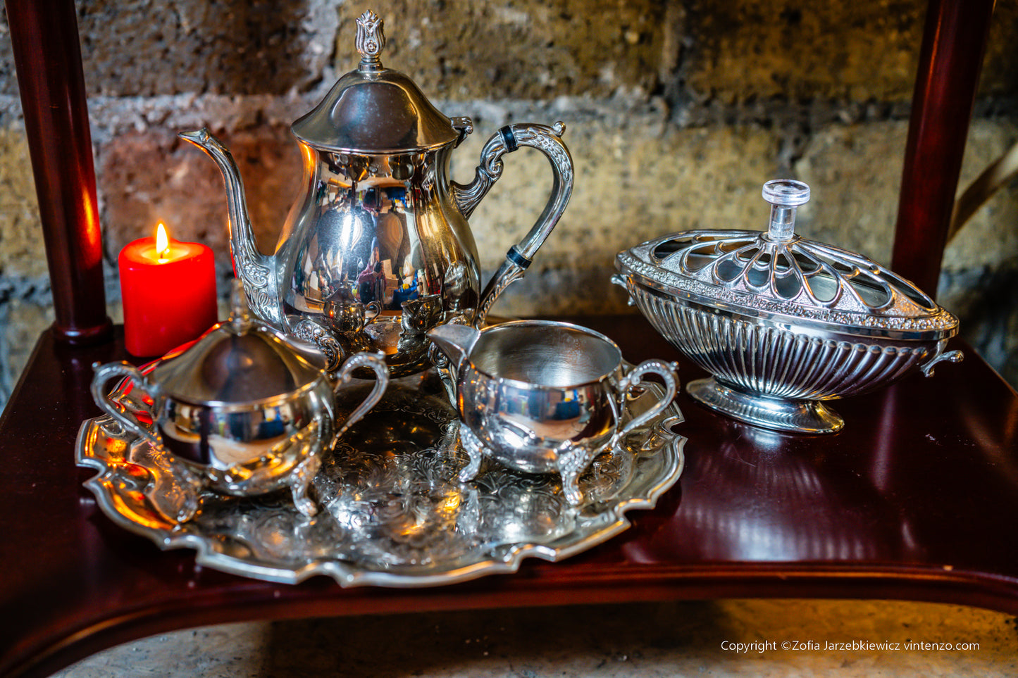 Antique Silver Plated Art Deco Tea/Coffee Service, Set of 4