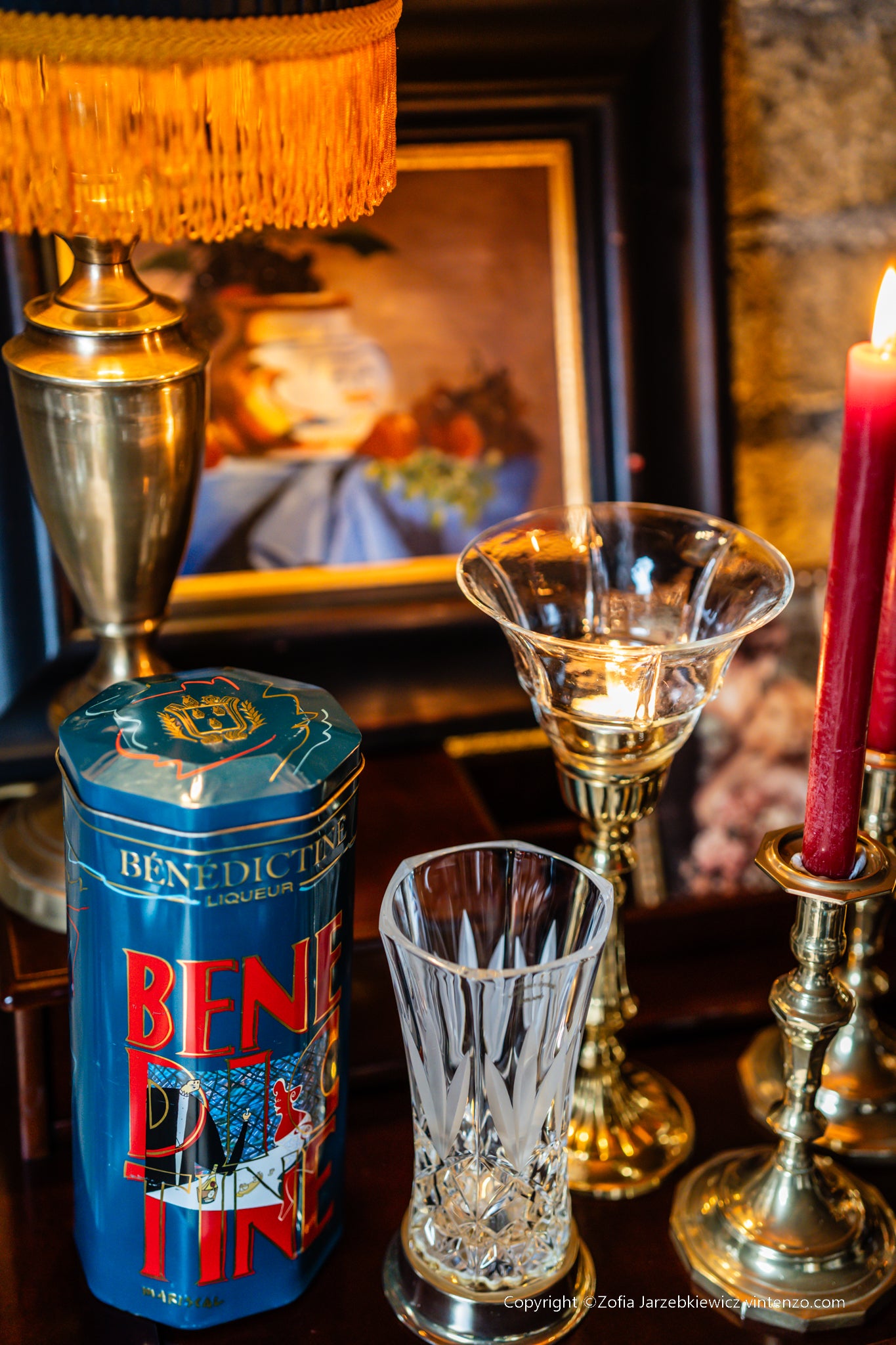 Vintage Benedictine Liqueur Collectible Tin