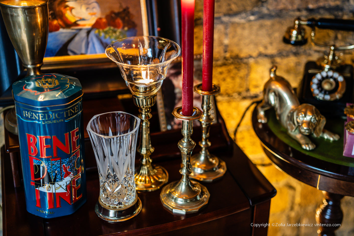 Vintage Benedictine Liqueur Collectible Tin