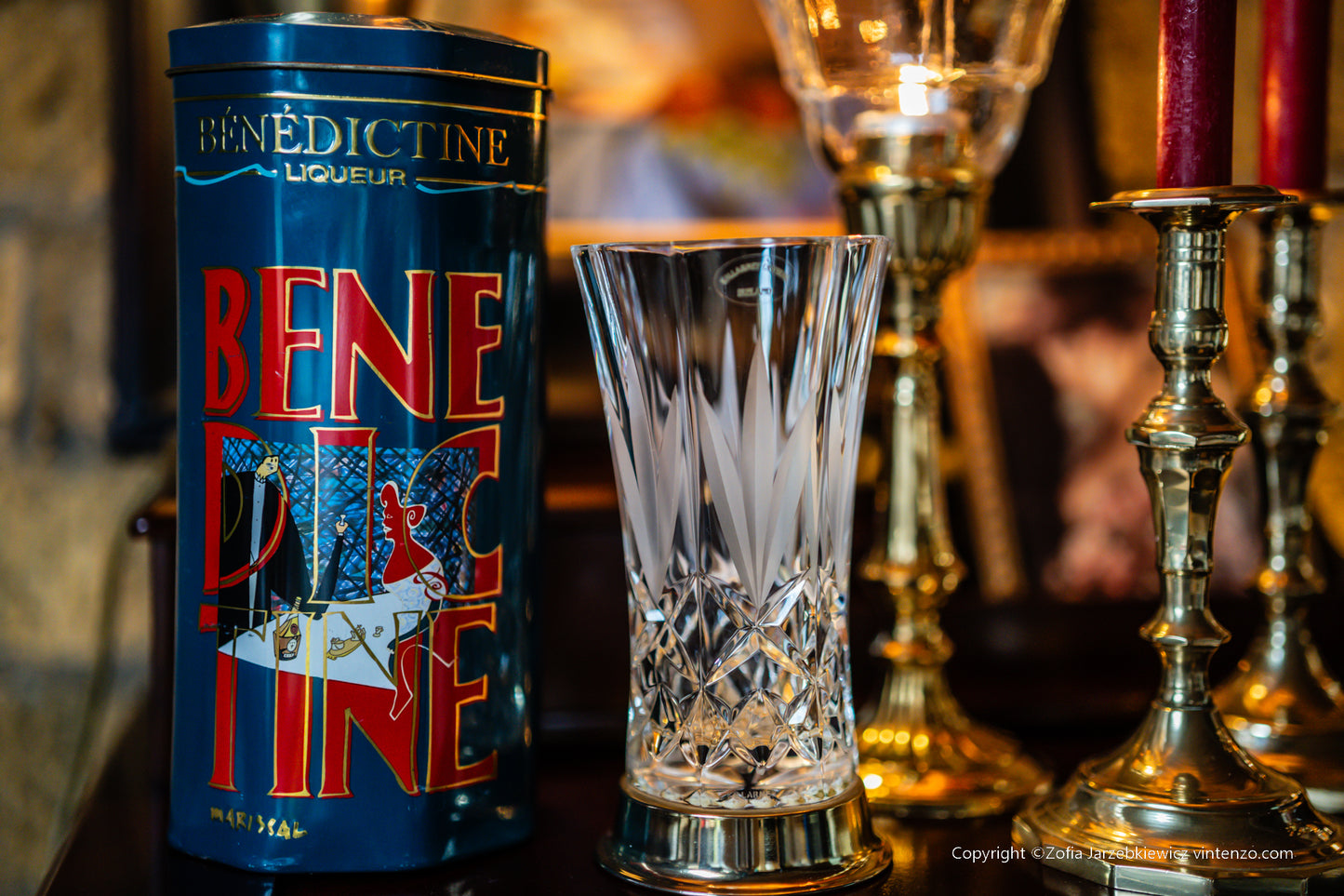 Vintage Benedictine Liqueur Collectible Tin